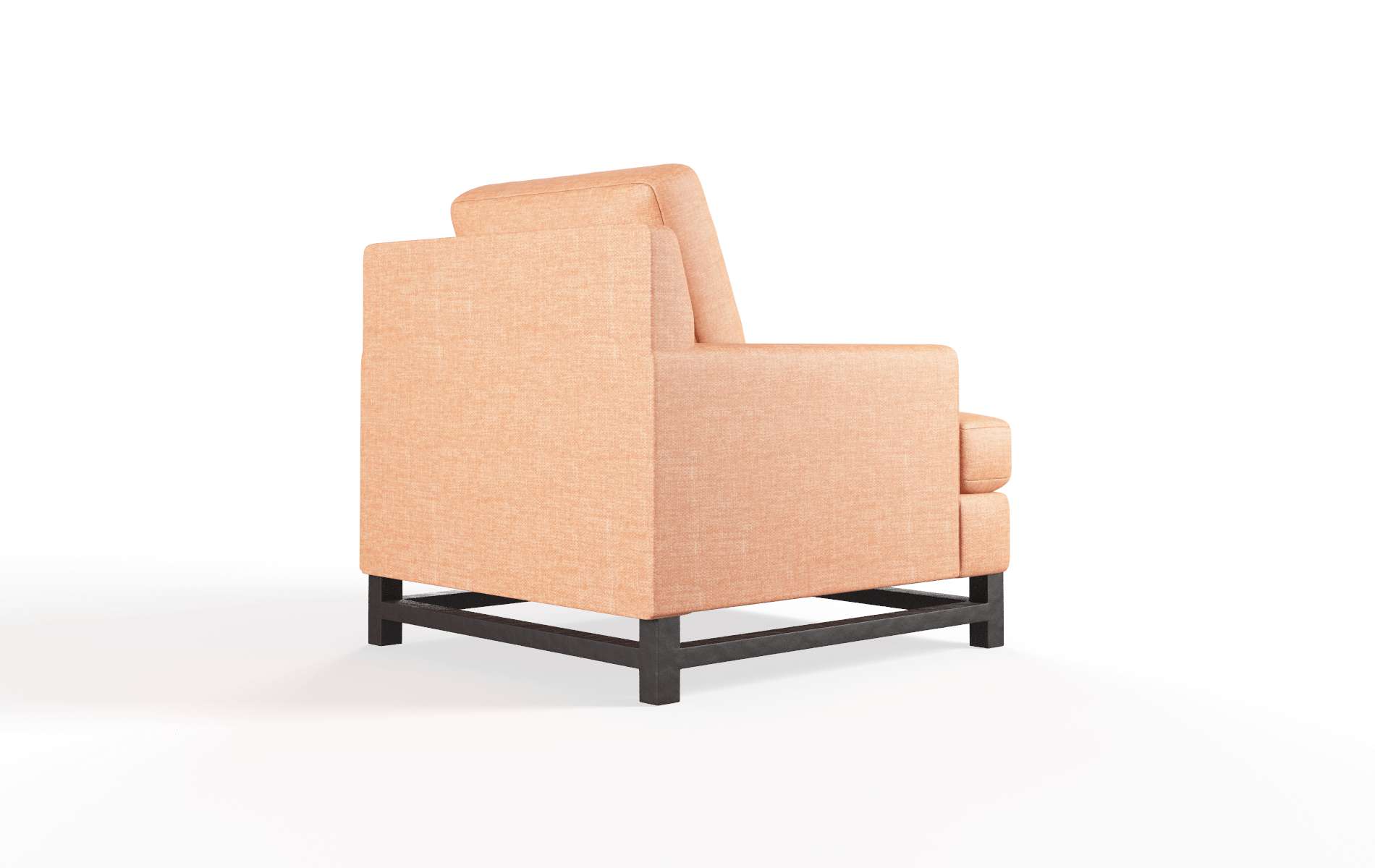 Houston Hepburn Appricot Chair espresso legs 5