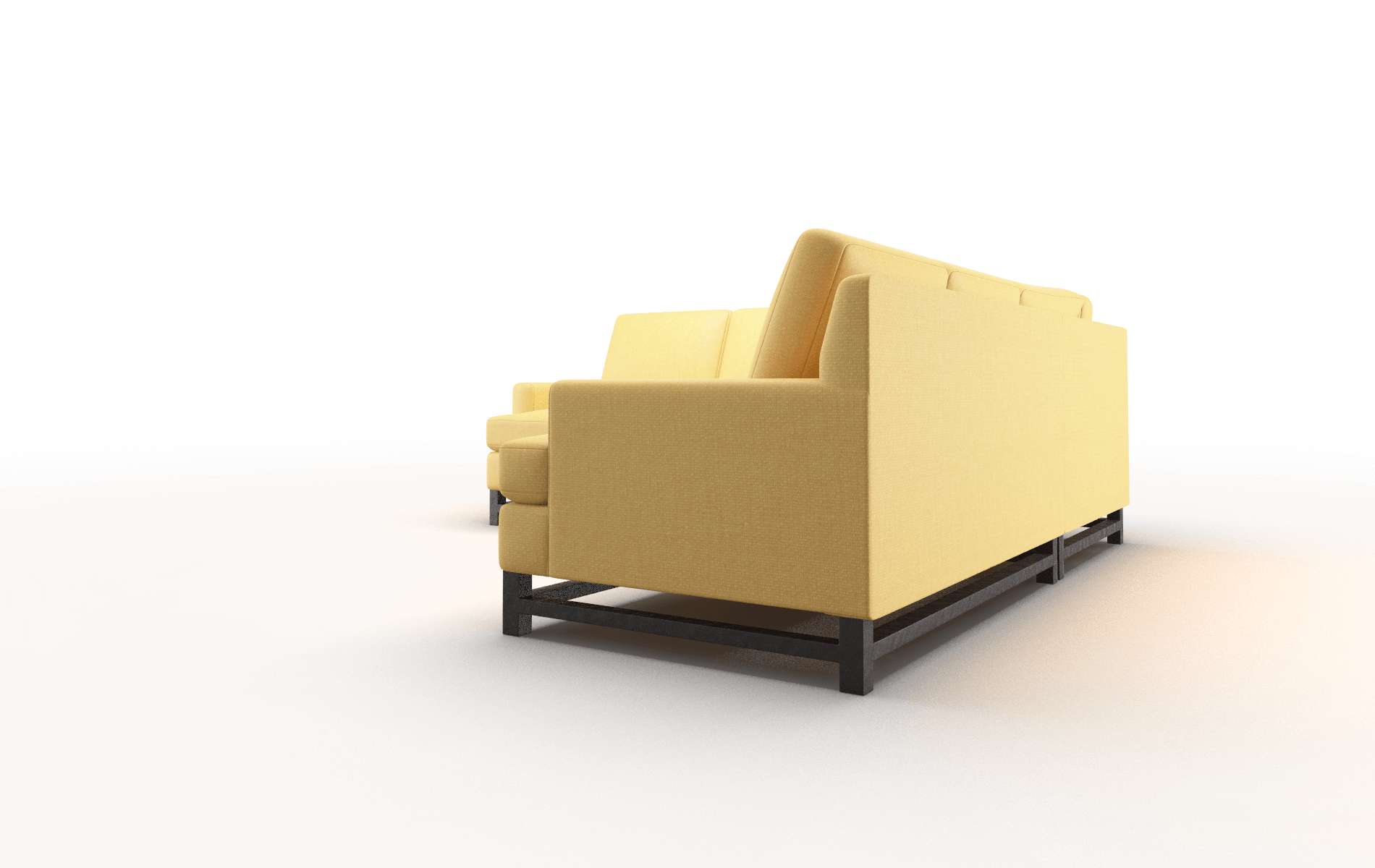 Houston Hepburn Chai_tea Sectional espresso legs 4