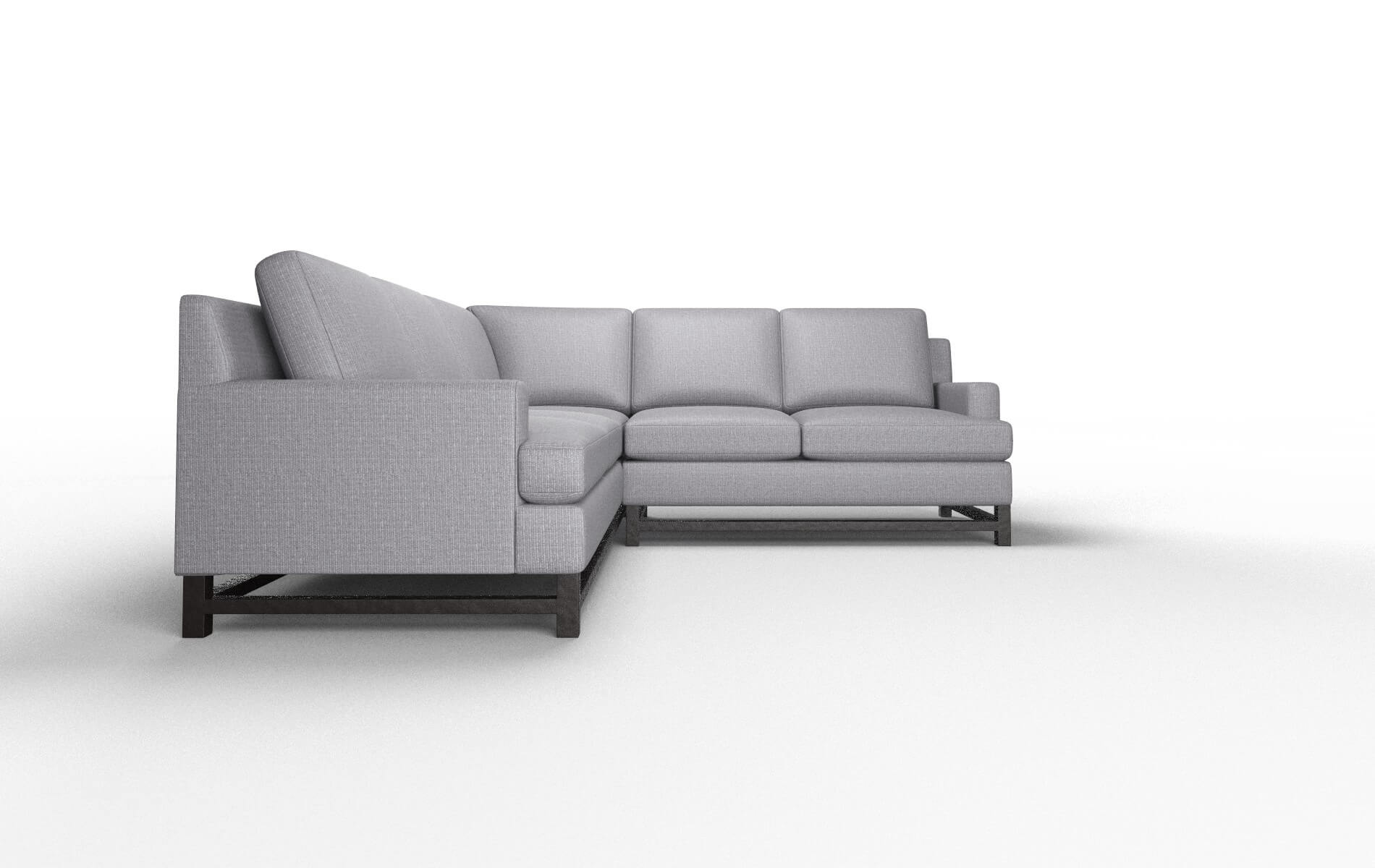 Houston Insight Denim Sectional espresso legs 2
