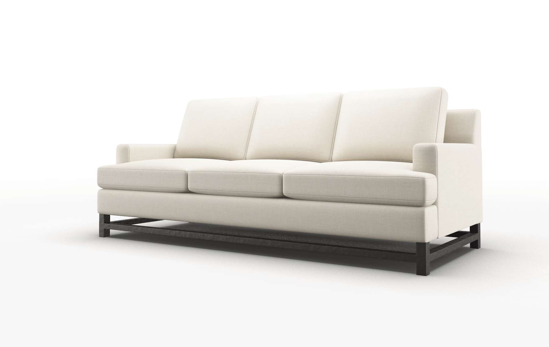 Houston Keylargo Almond Sofa espresso legs 4
