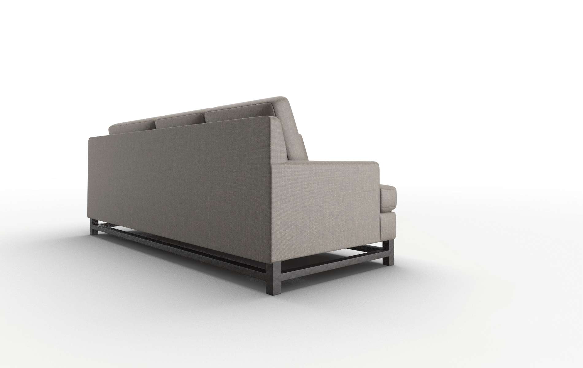 Houston Keylargo Bark Sectional espresso legs 3