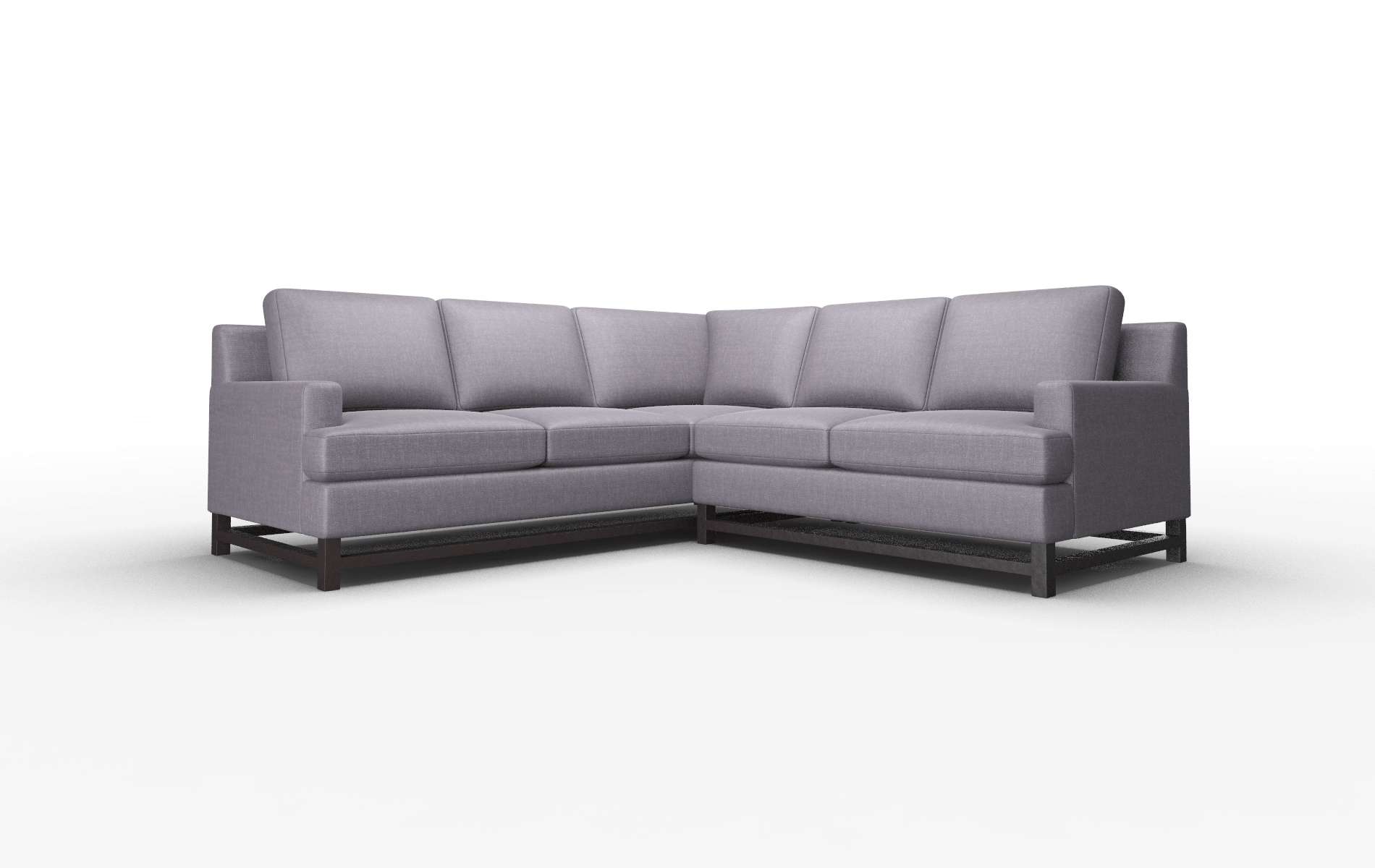 Houston Keylargo Grape Sectional espresso legs 1