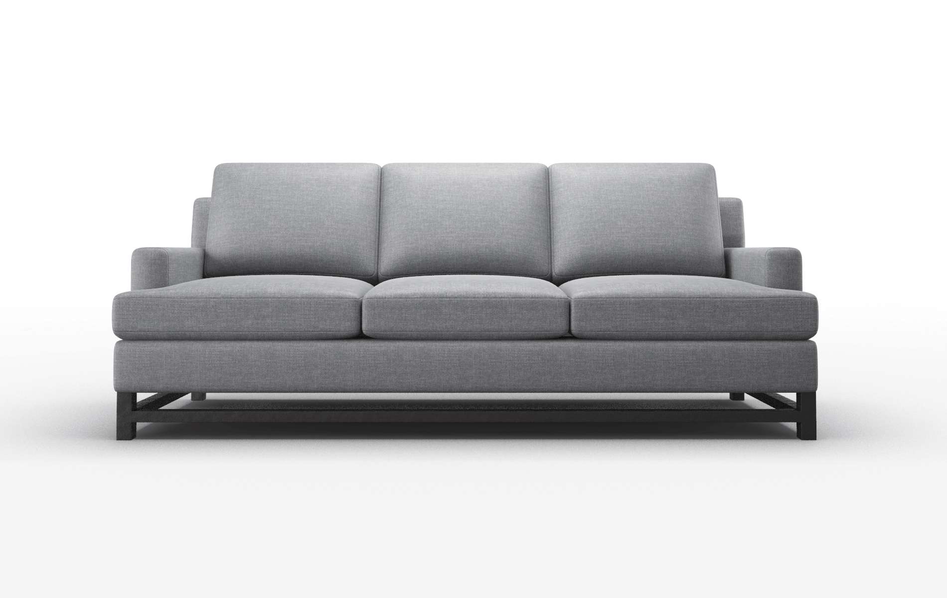 Houston Keylargo graphite Sofa Espresso Legs  1