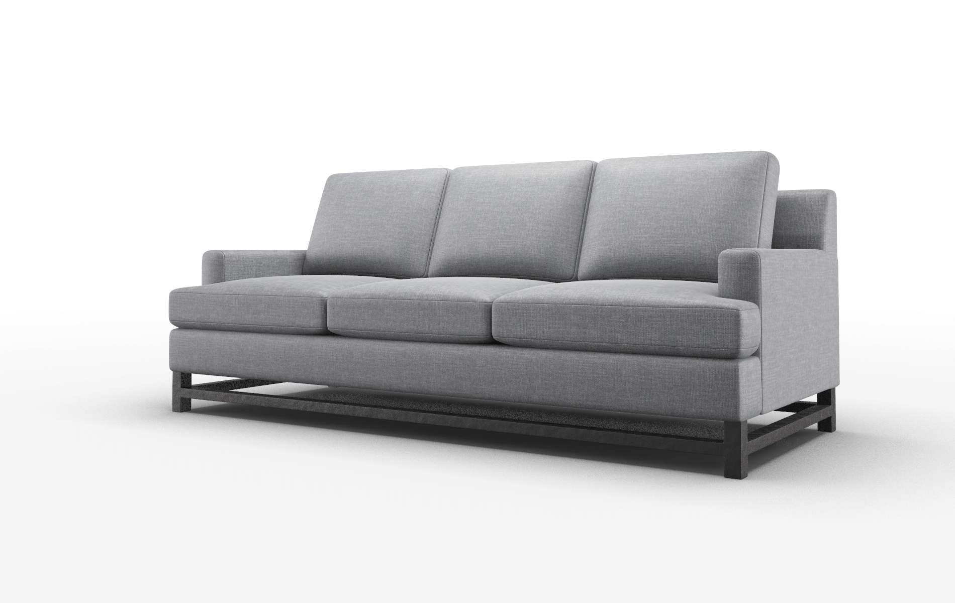 Houston Keylargo Graphite Sofa espresso legs 4