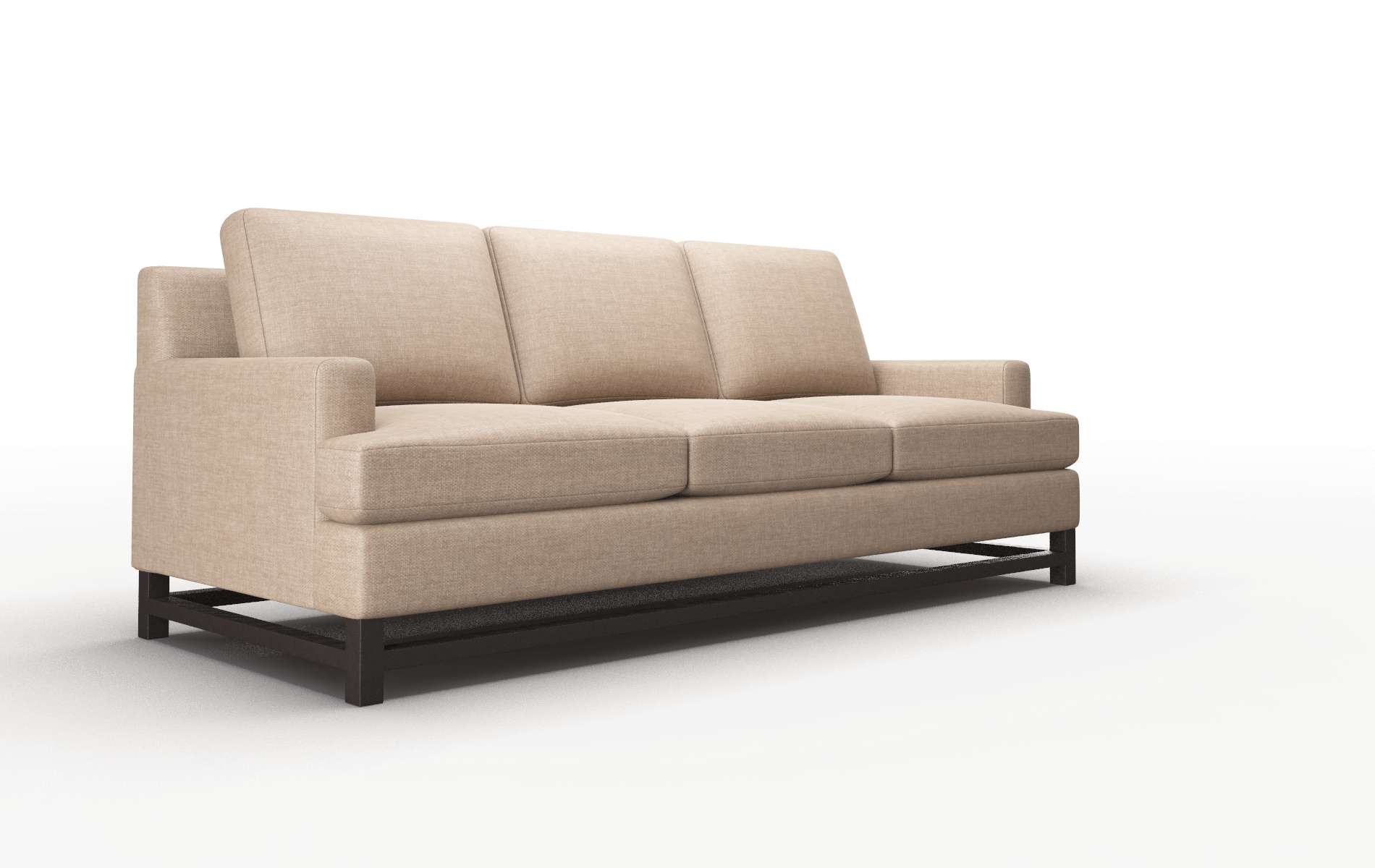 Houston Keylargo Mink Sofa espresso legs 2