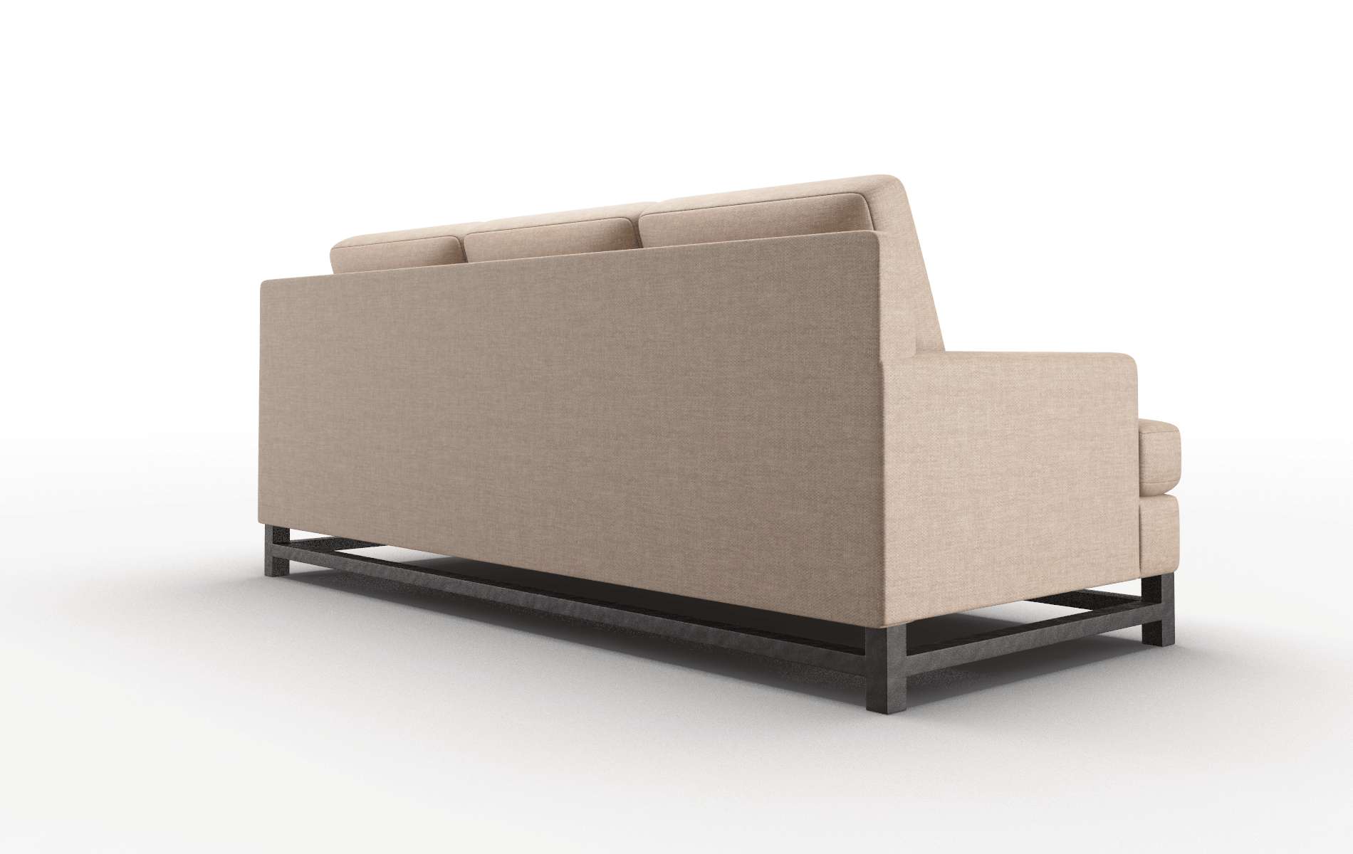 Houston Keylargo Mink Sofa espresso legs 5