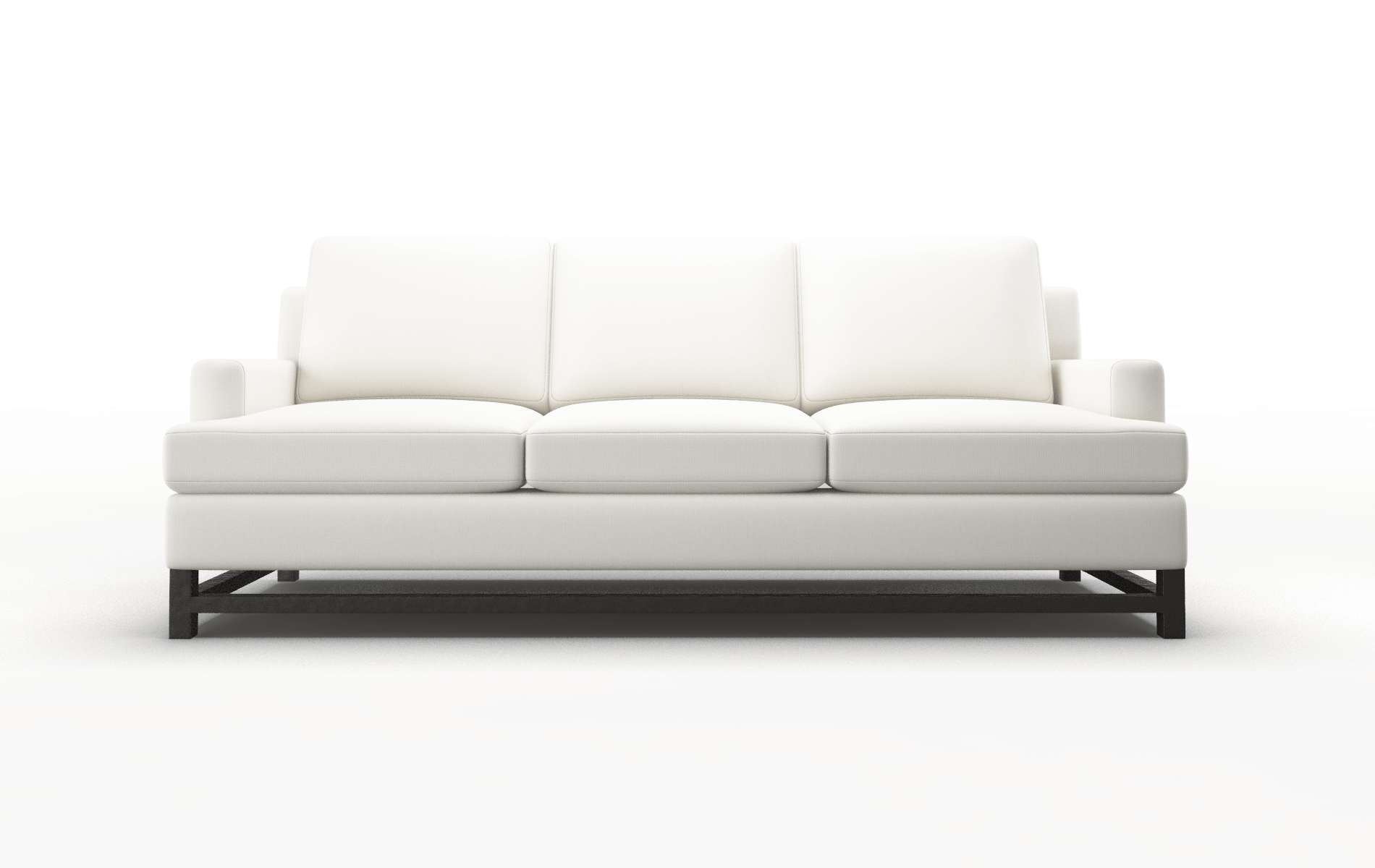 Houston Keylargo Oatmeal Sofa espresso legs