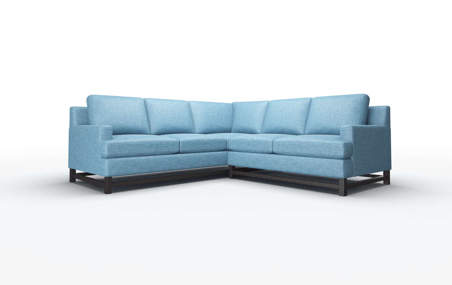 Houston Keylargo Ocean Sectional espresso legs 1