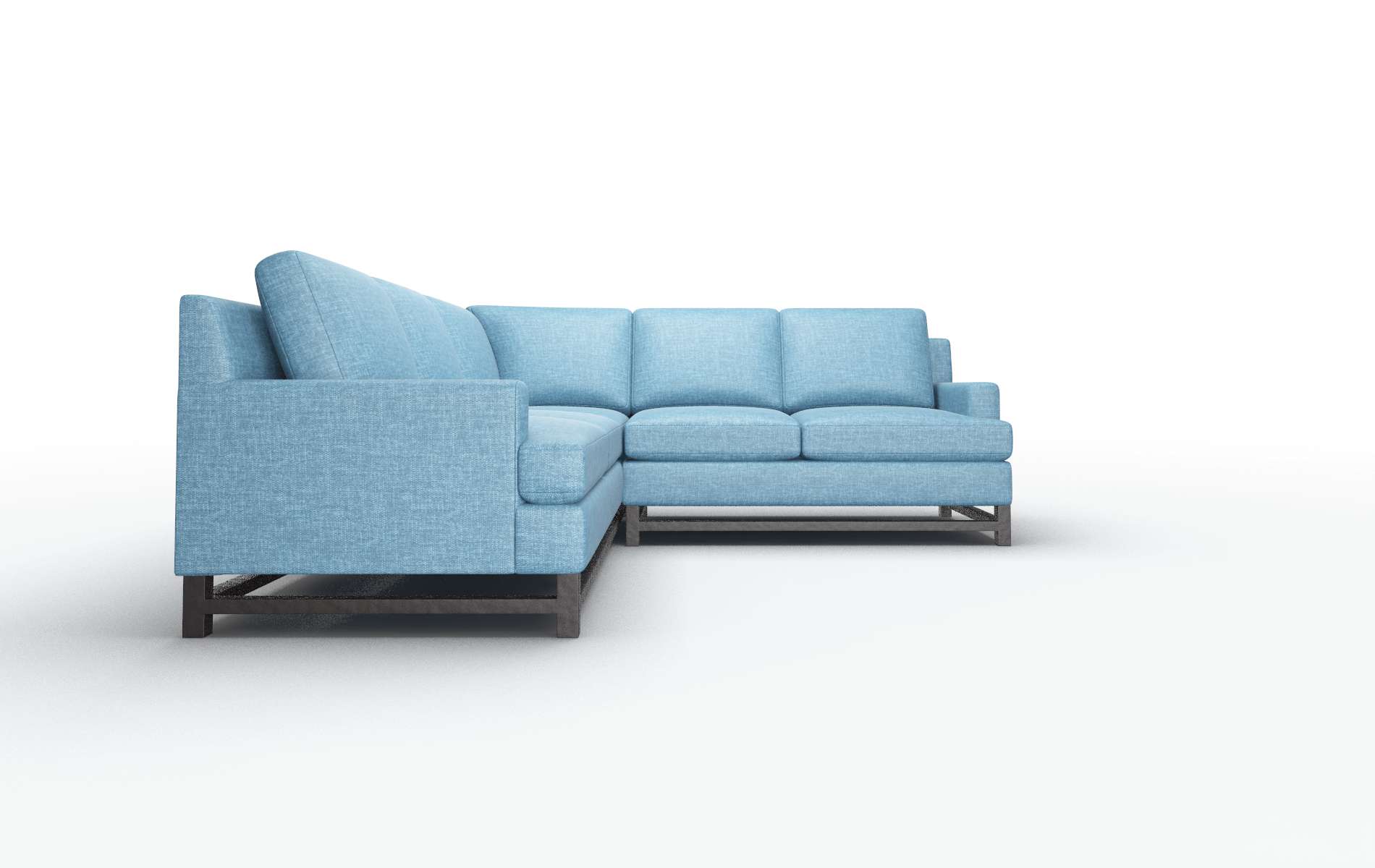 Houston Keylargo Ocean Sectional espresso legs 2