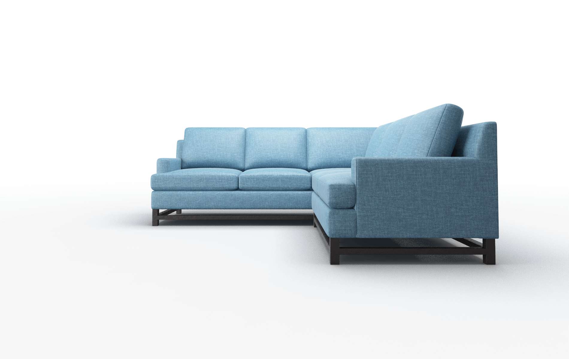 Houston Keylargo Ocean Sectional espresso legs 5