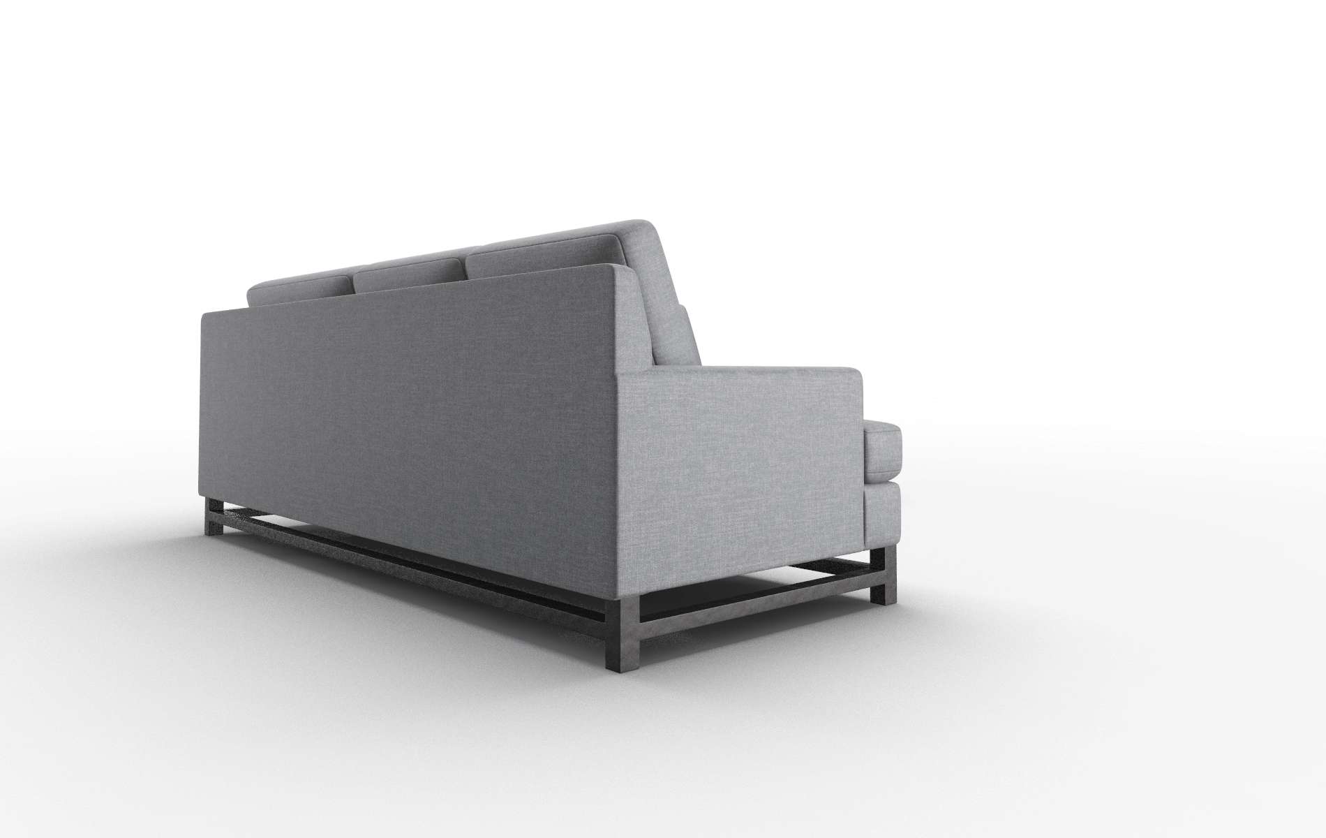 Houston Lana Onyx Sectional espresso legs 3