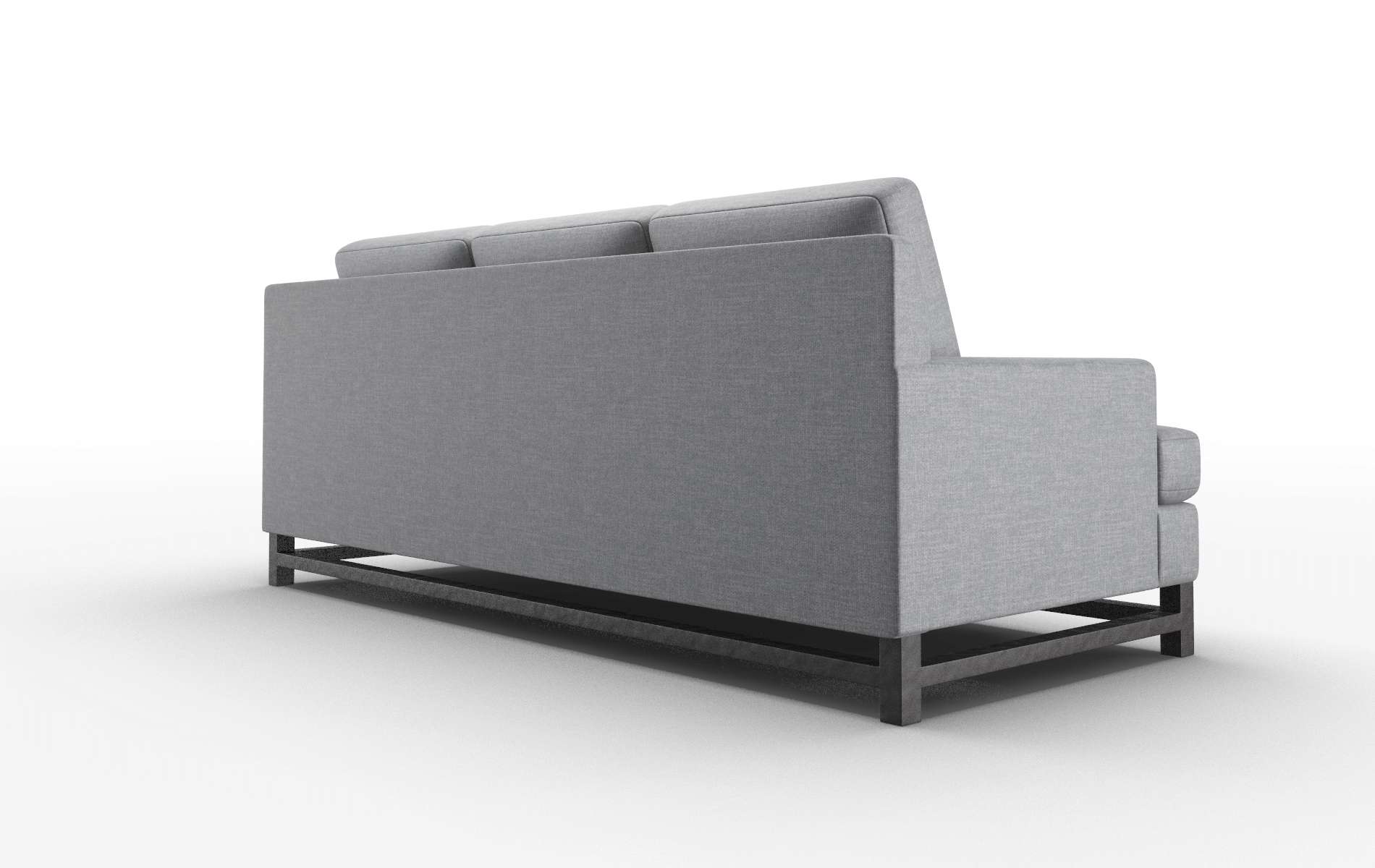 Houston Lana Onyx Sofa espresso legs 5