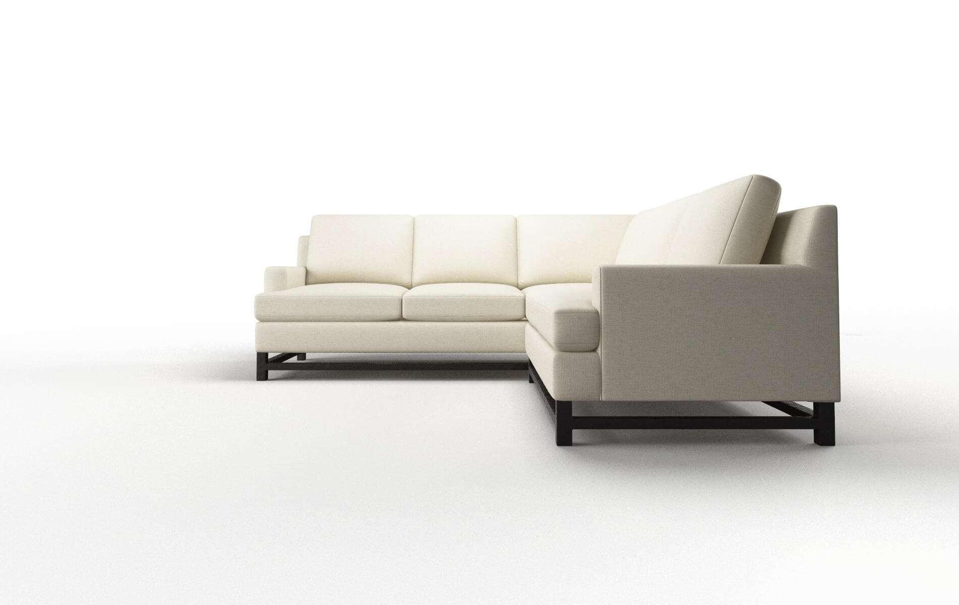Houston Lana Sand Sectional espresso legs 5