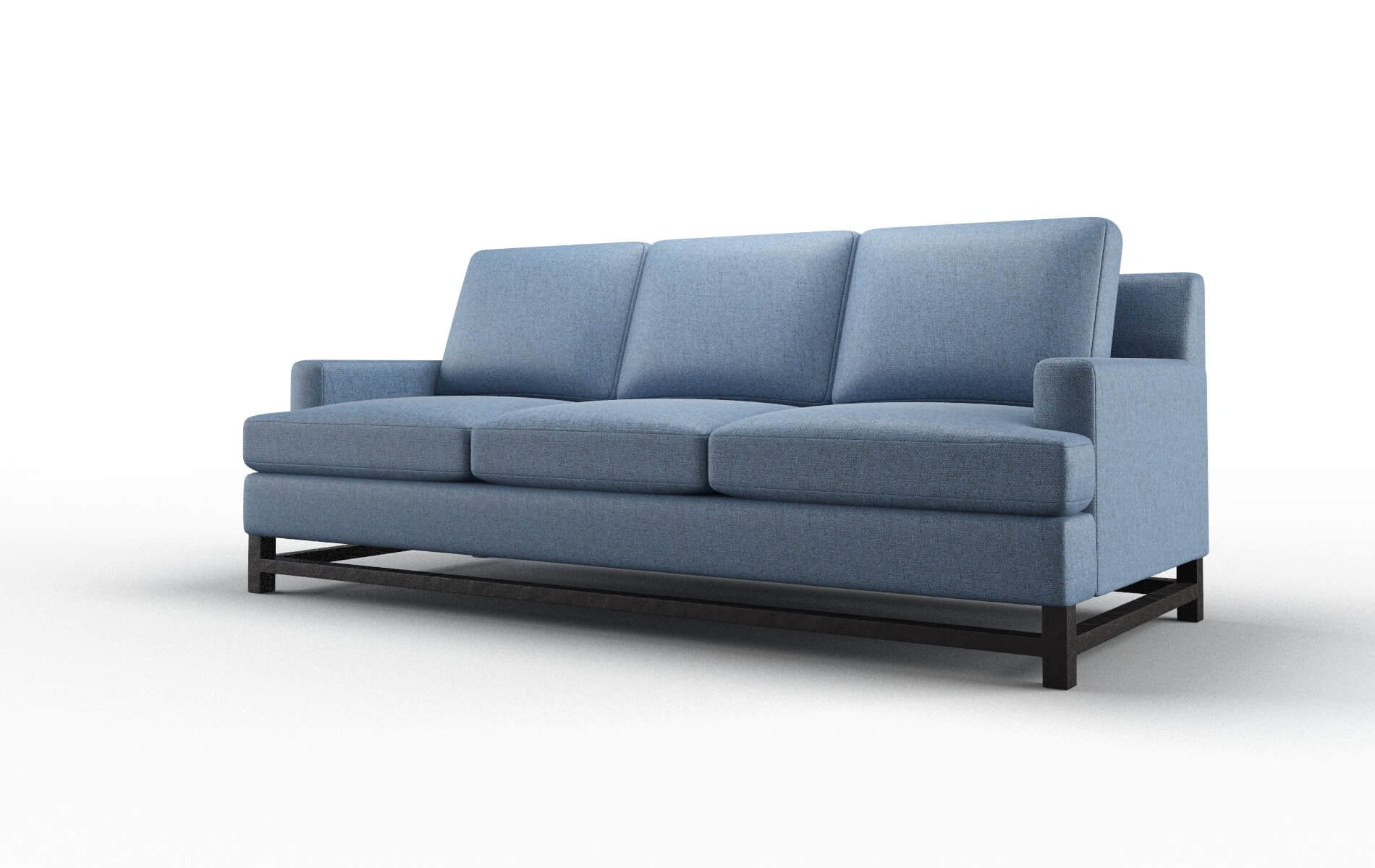 Houston Leslie Indigo Sofa espresso legs 4