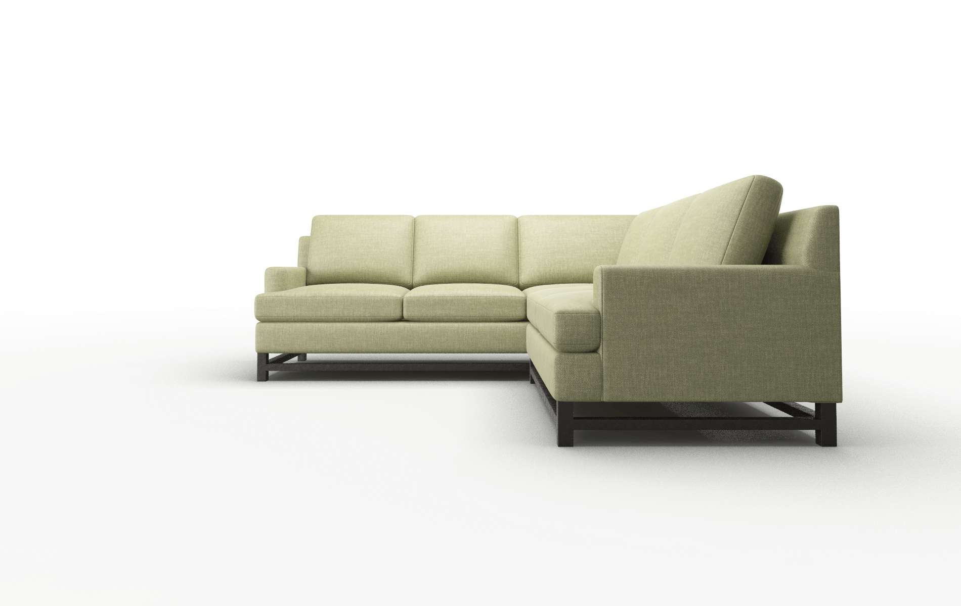 Houston Leslie Lawn Sectional espresso legs 5