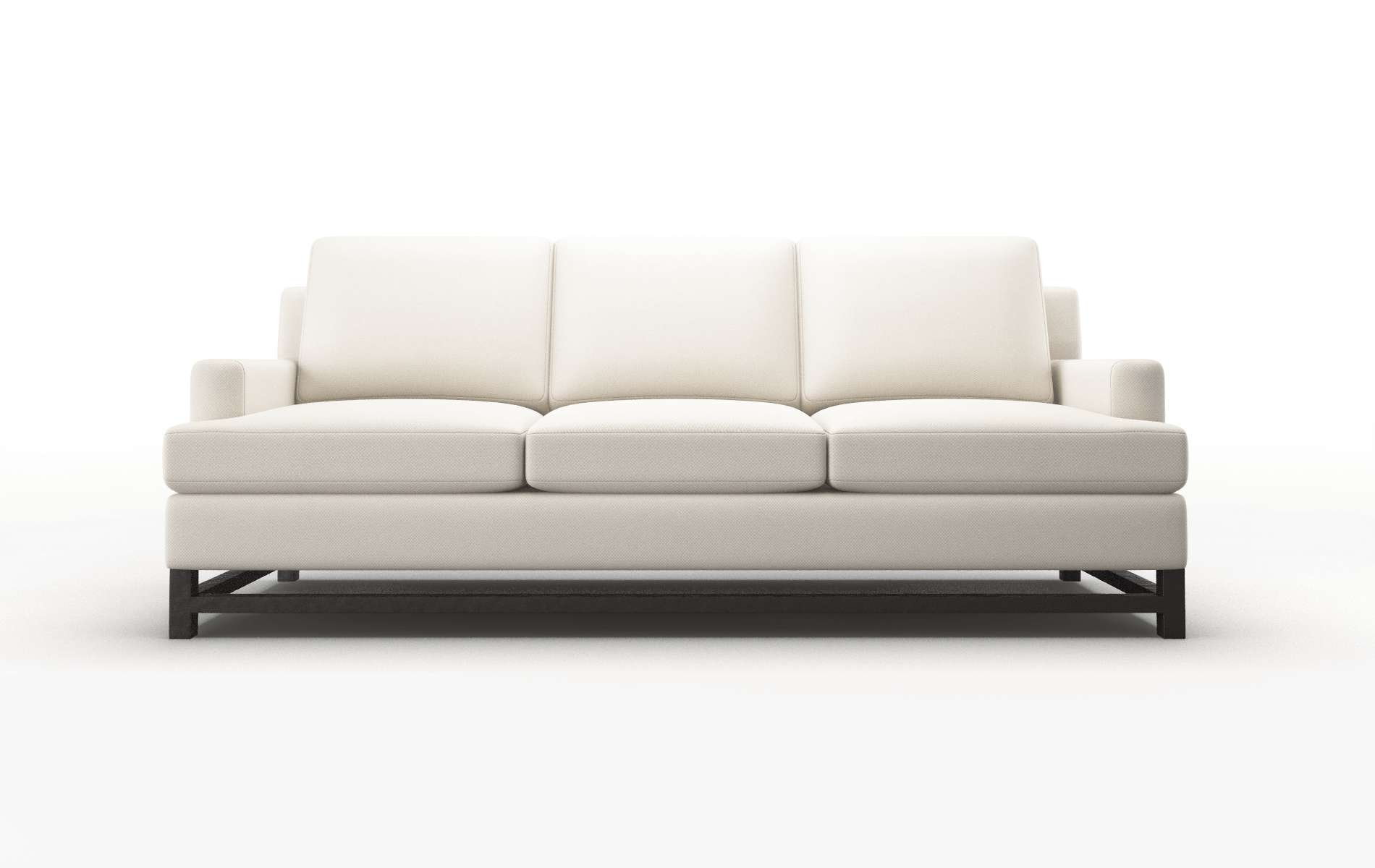 Houston Malibu Linen Sofa espresso legs