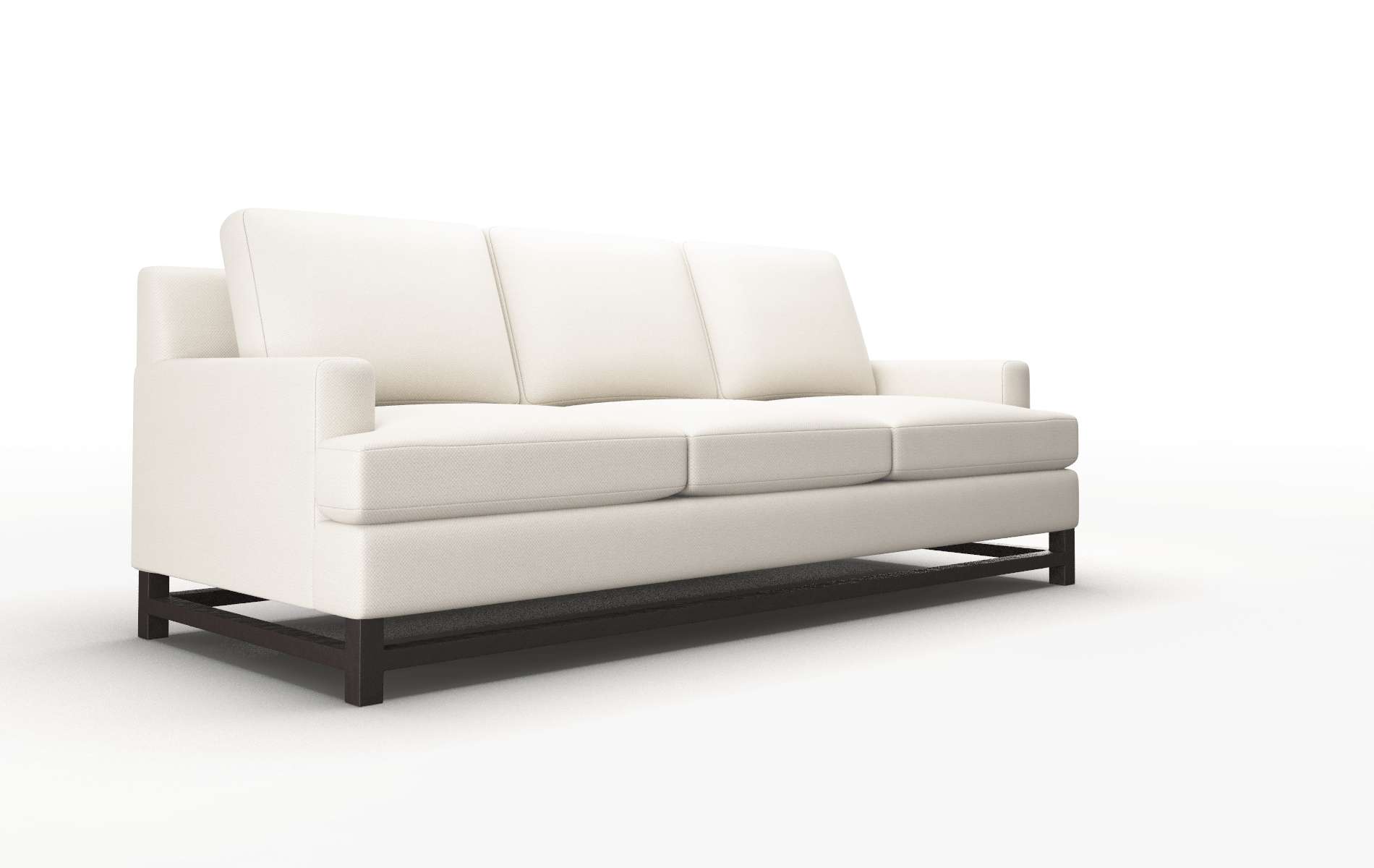 Houston Malibu Linen Sofa espresso legs 2