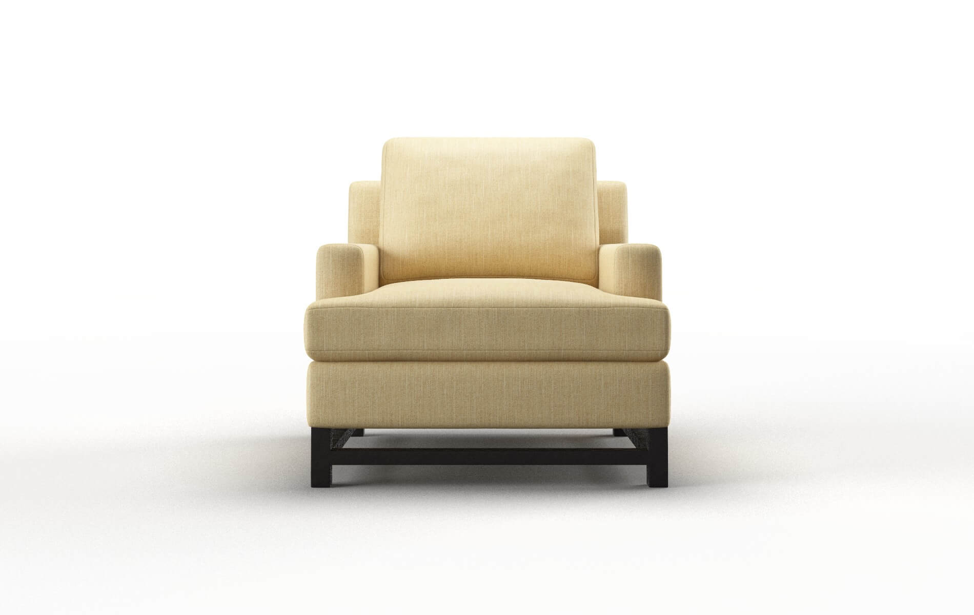 Houston Malibu Maize Chair espresso legs 1