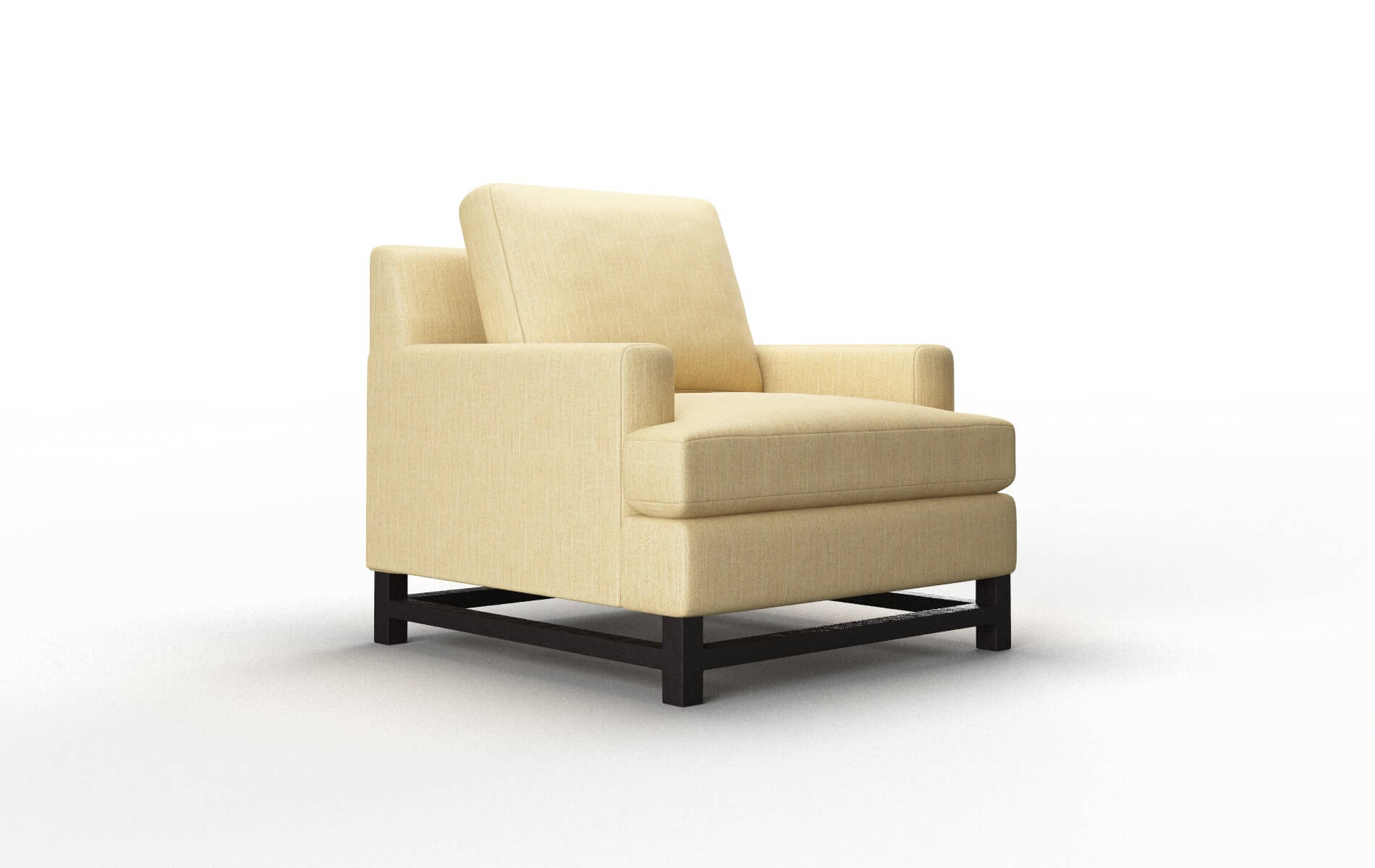 Houston Malibu Maize Chair espresso legs 2