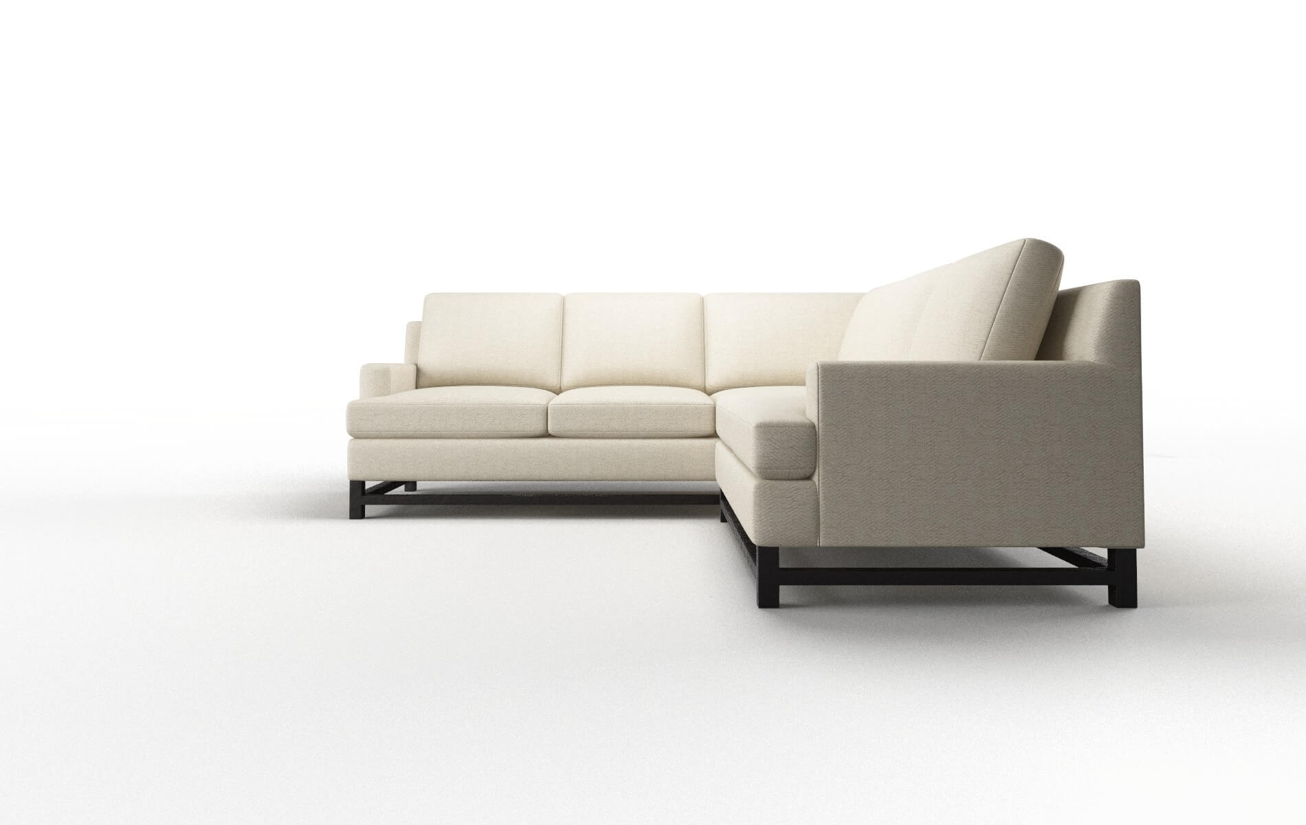 Houston Malibu Sand Sectional espresso legs 5