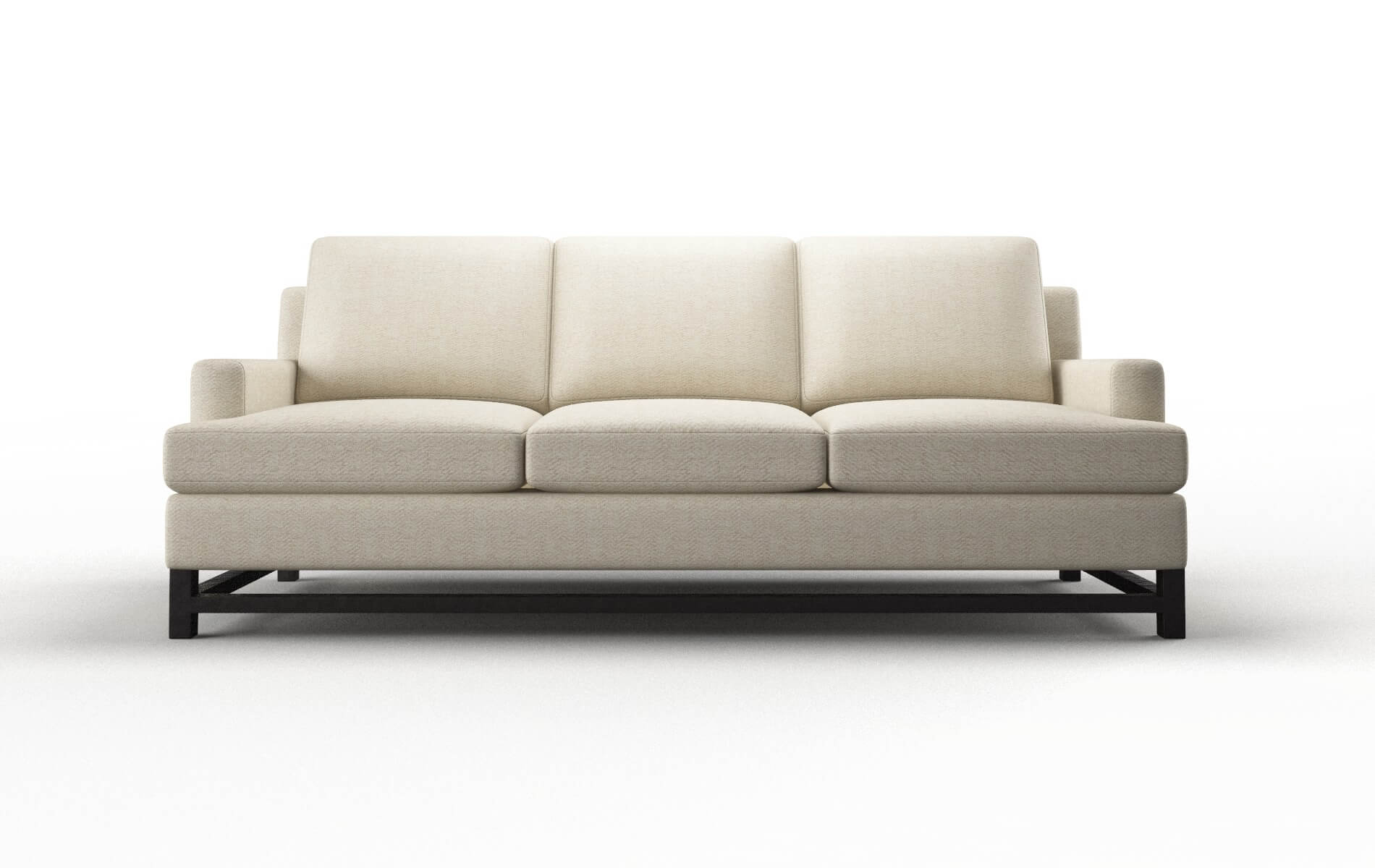 Houston Malibu Sand Sofa espresso legs 1