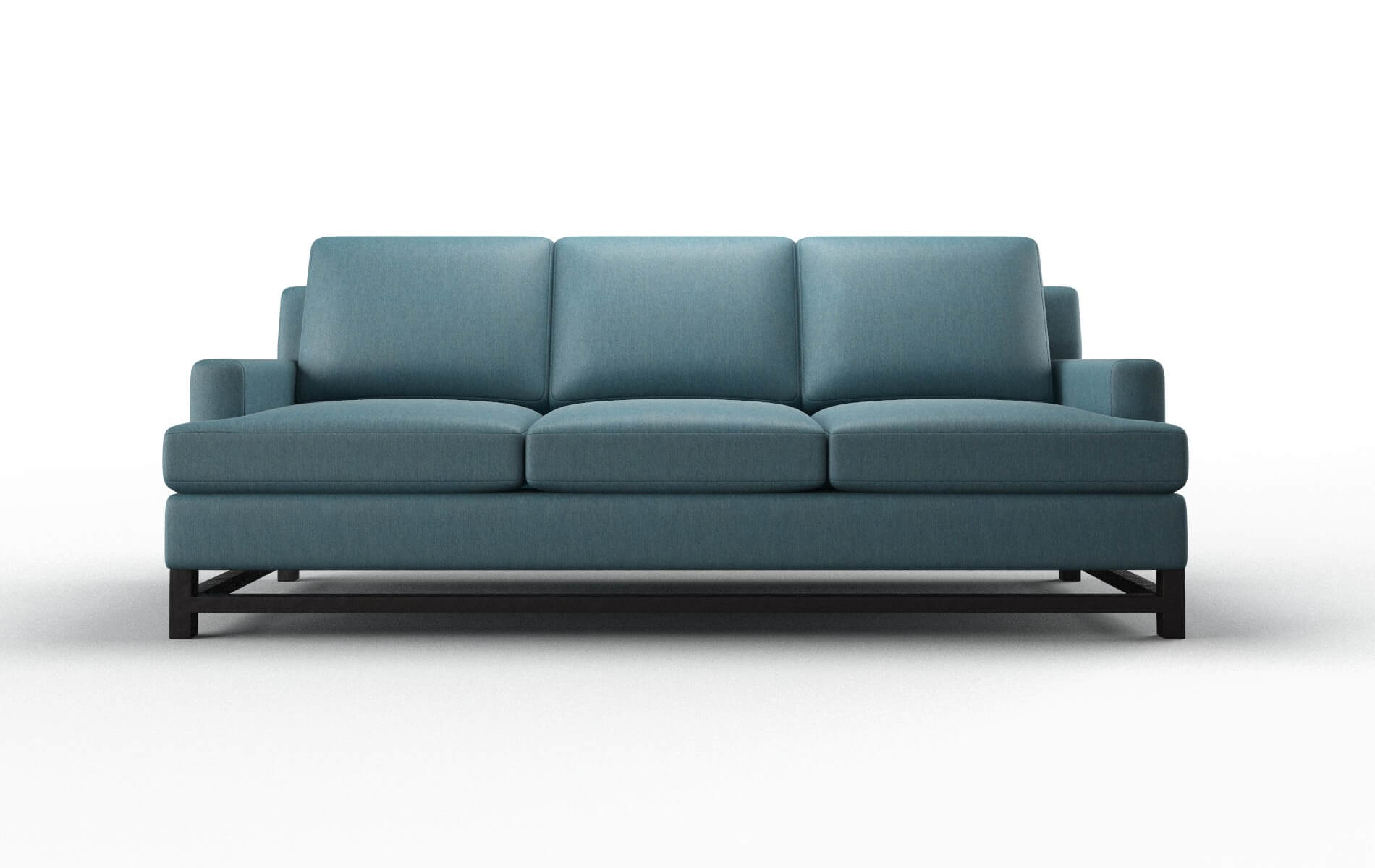 Houston Merit Peacock Sofa espresso legs 1