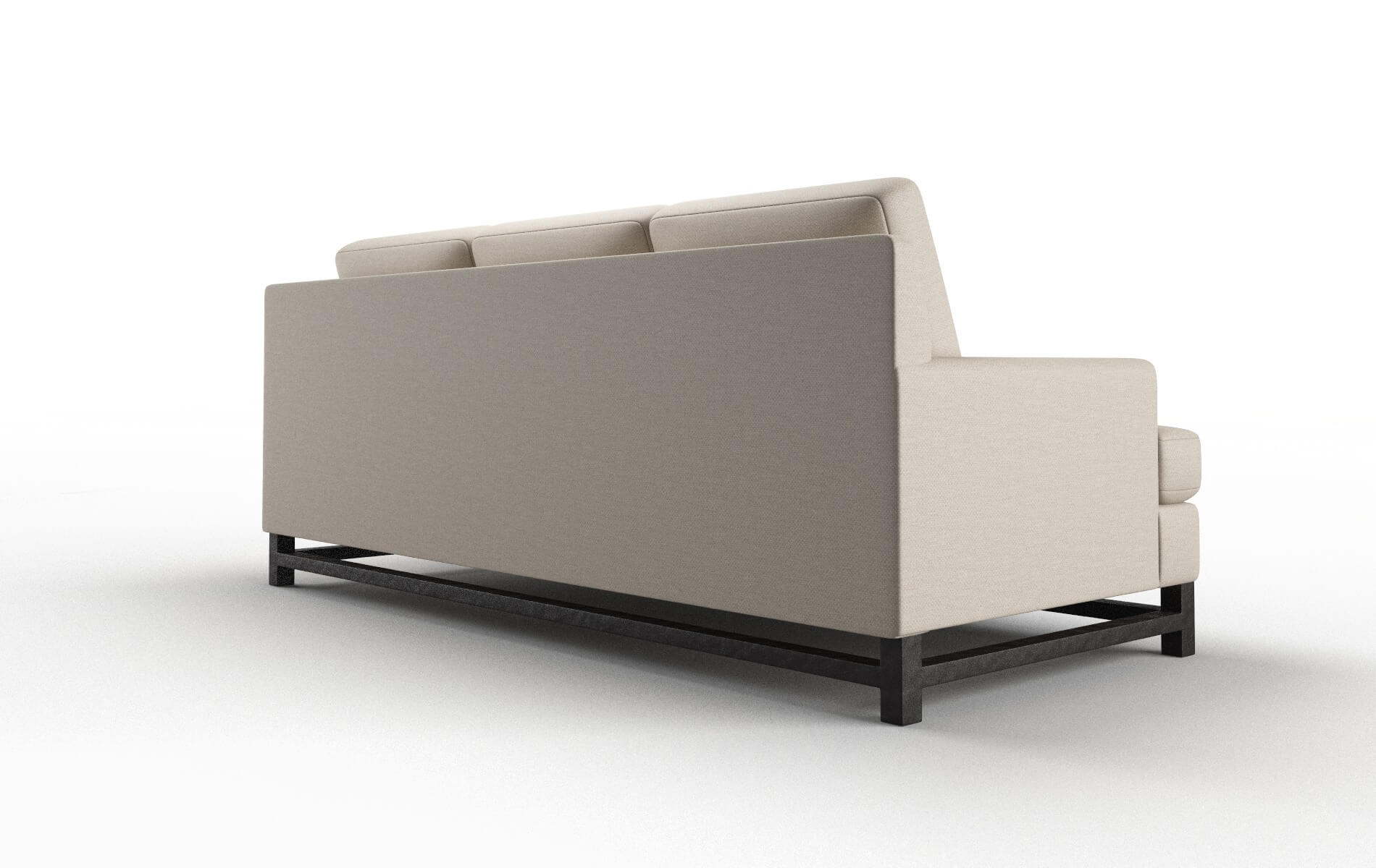 Houston Naples Almond Sofa espresso legs 5