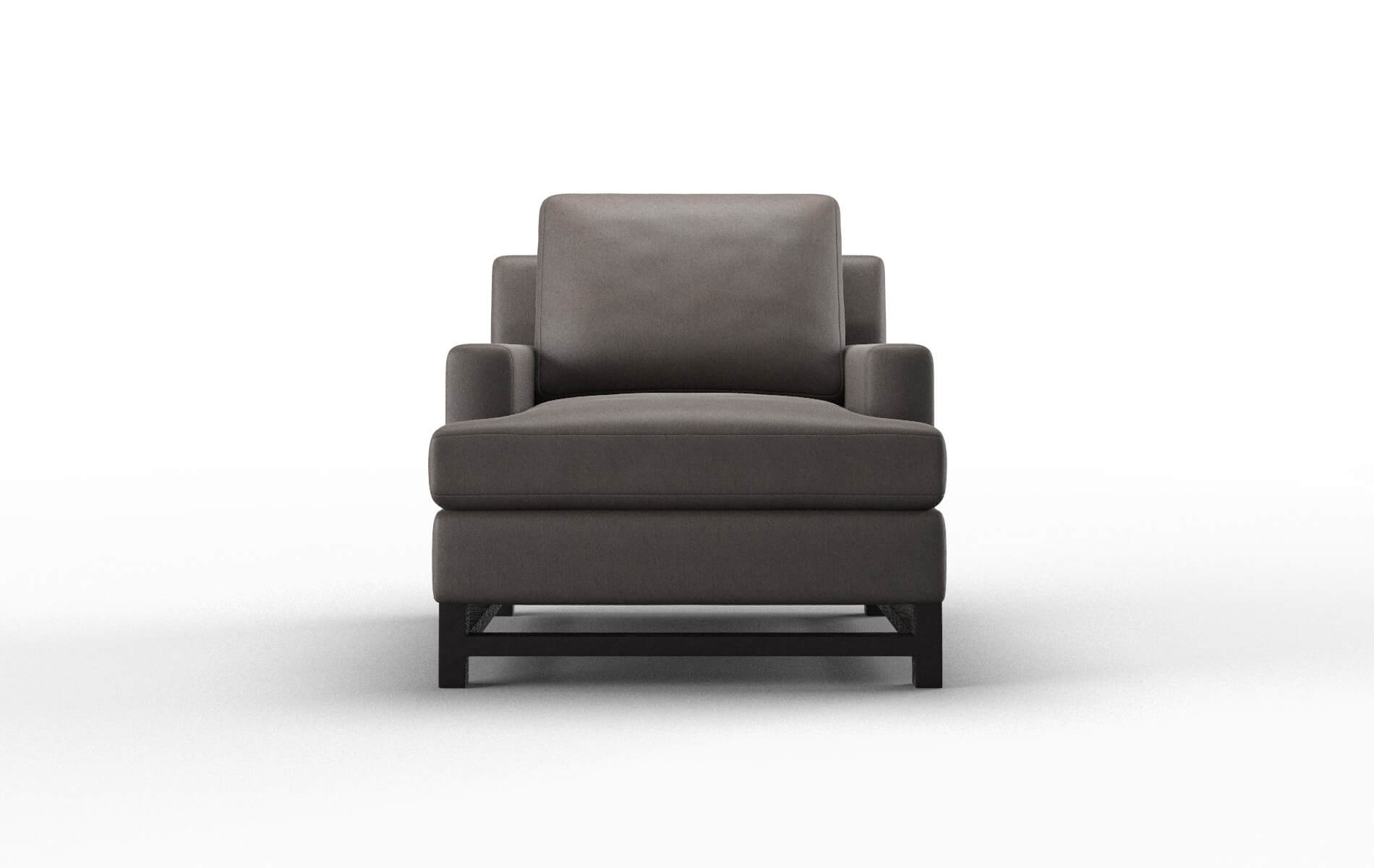 Houston Naples graphite Chair Espresso Legs  1