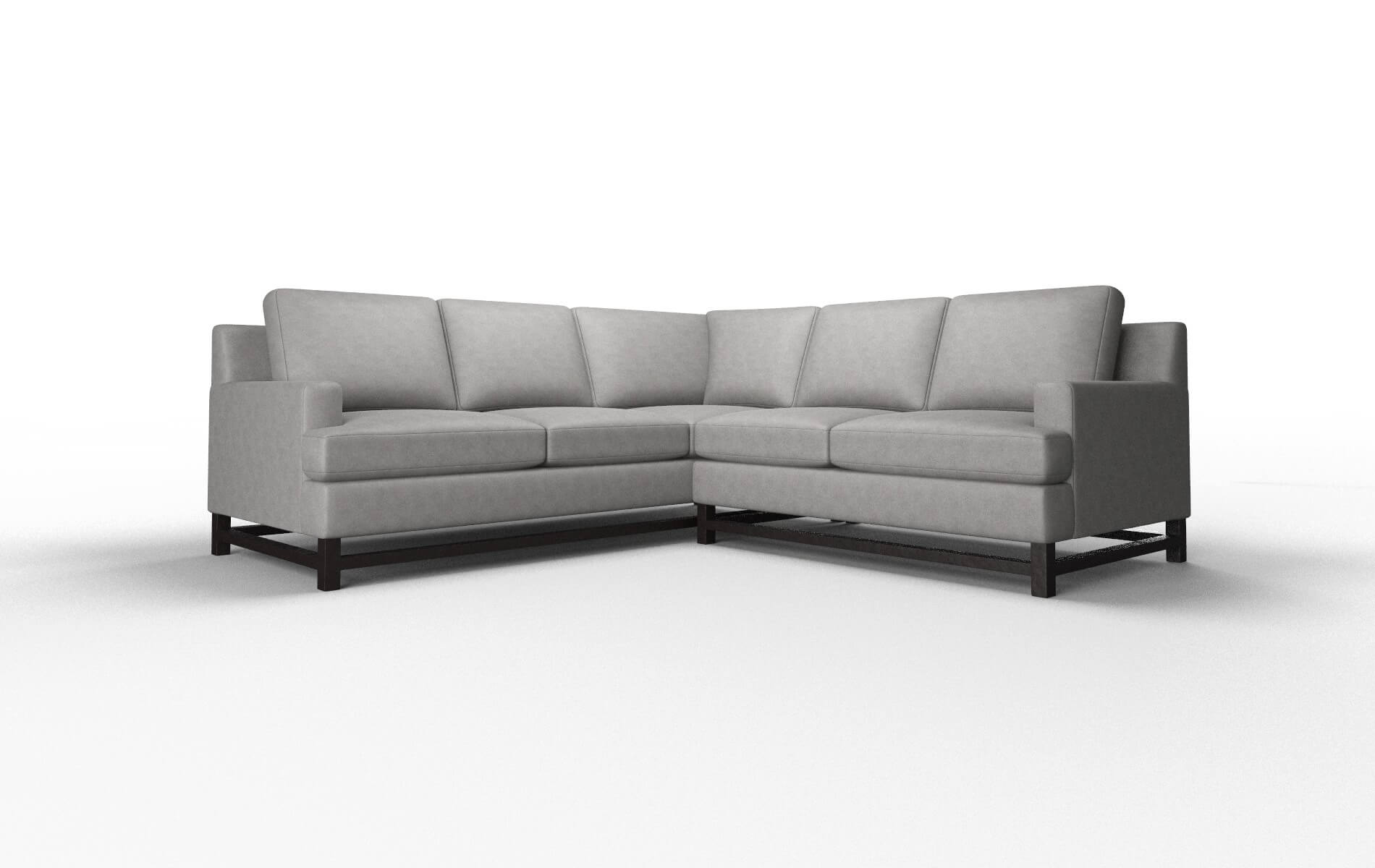 Houston Noble smoke Sectional Espresso Legs  1