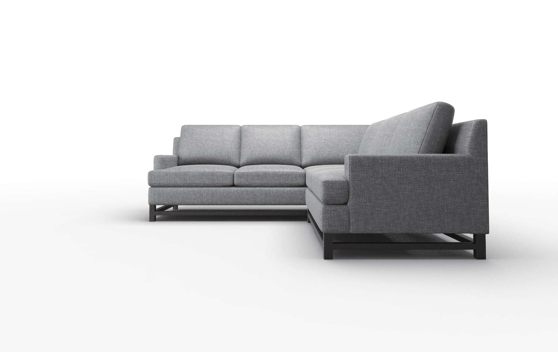 Houston Notion Graphite Sectional espresso legs 5