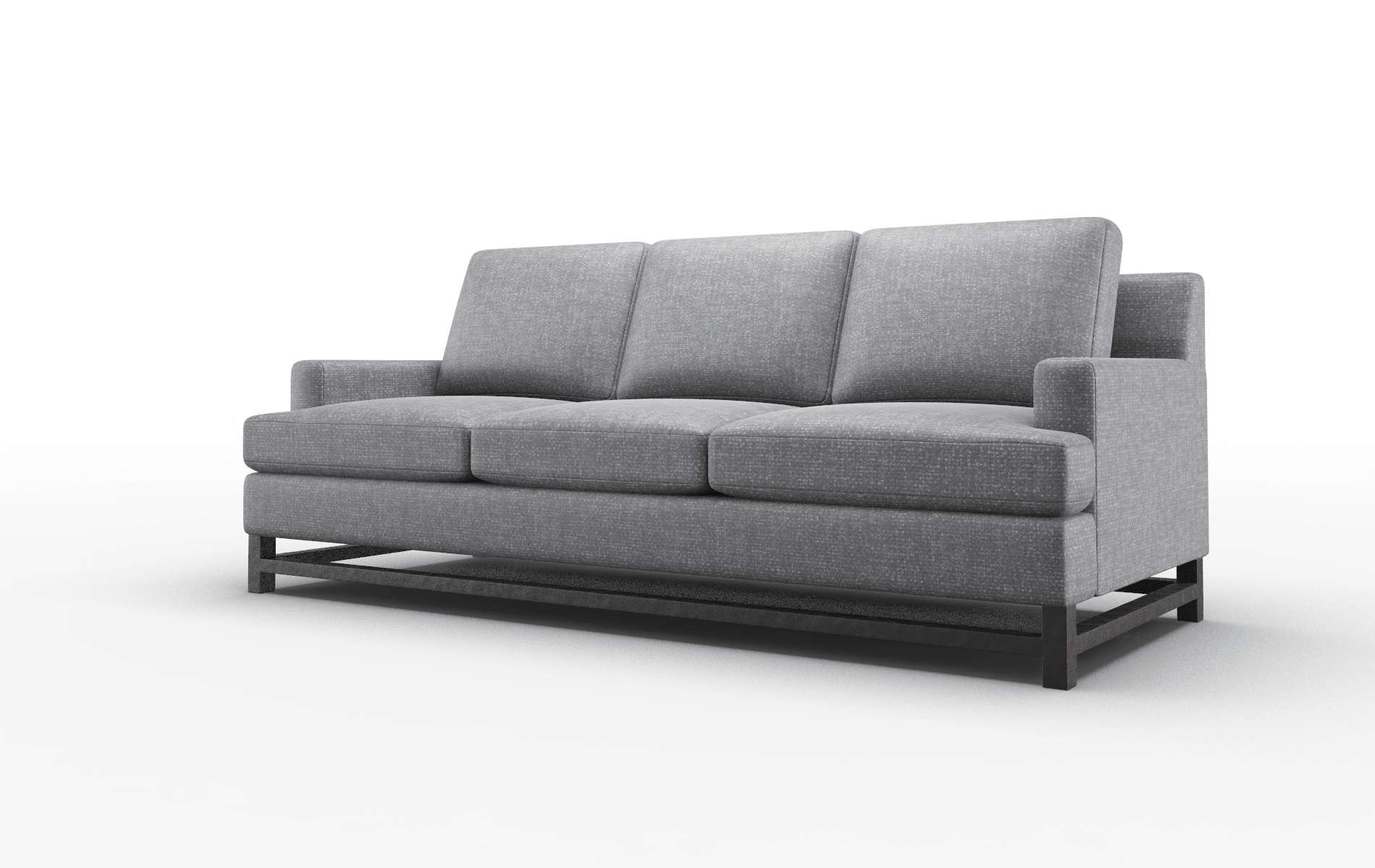 Houston Notion Graphite Sofa espresso legs 4