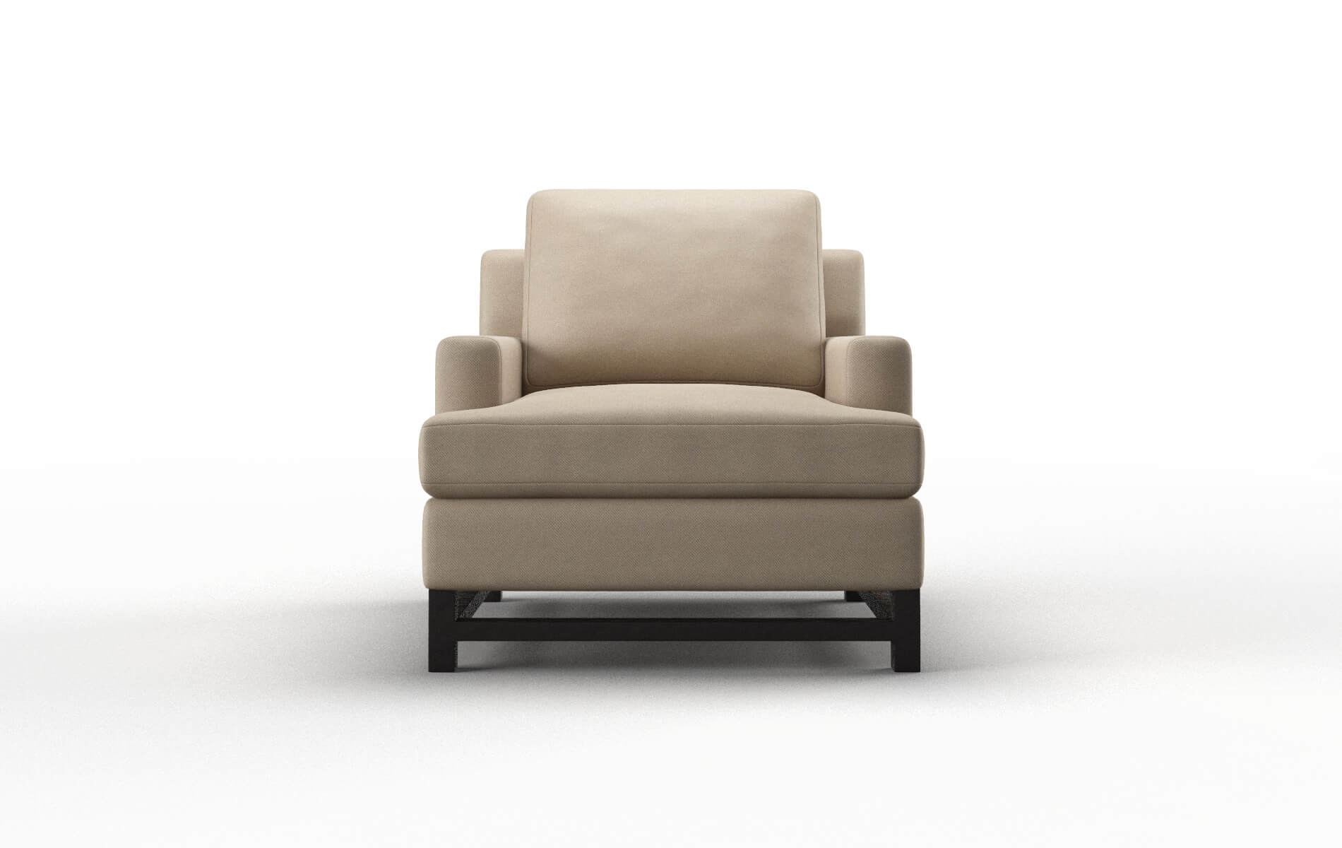 Houston Oakley Taupe Chair espresso legs 1