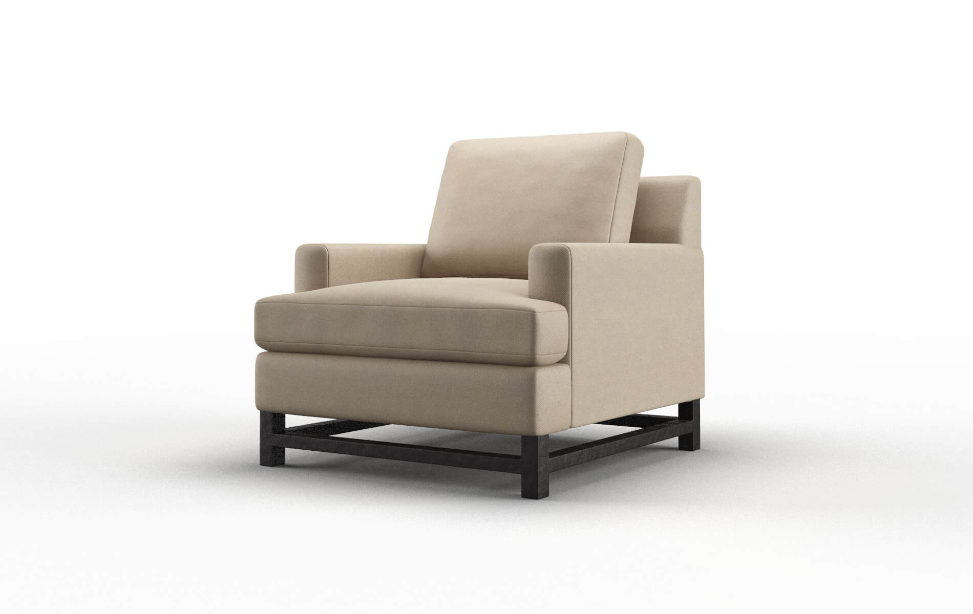 Houston Oakley Taupe Chair espresso legs 4
