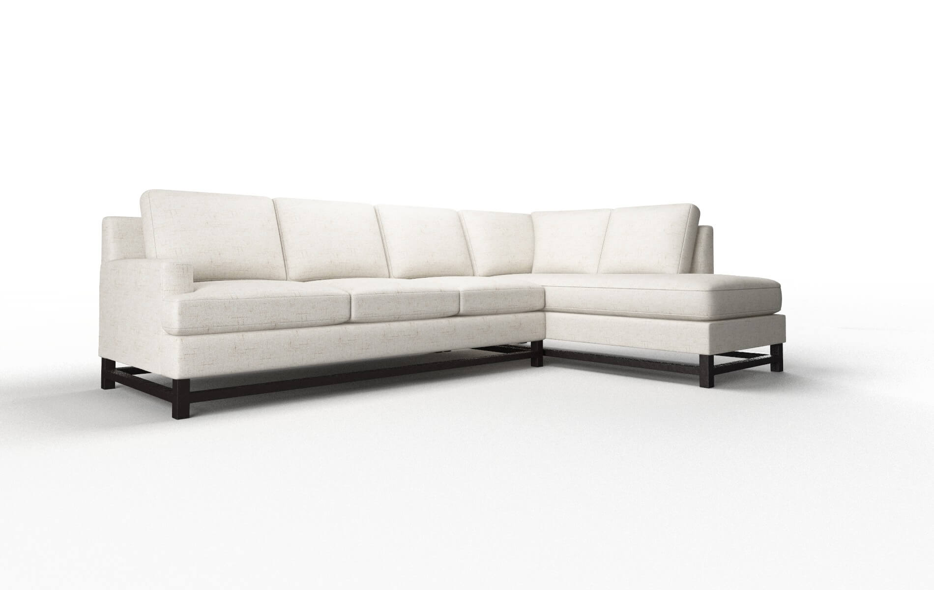 Houston Oceanside Natural Panel espresso legs 2