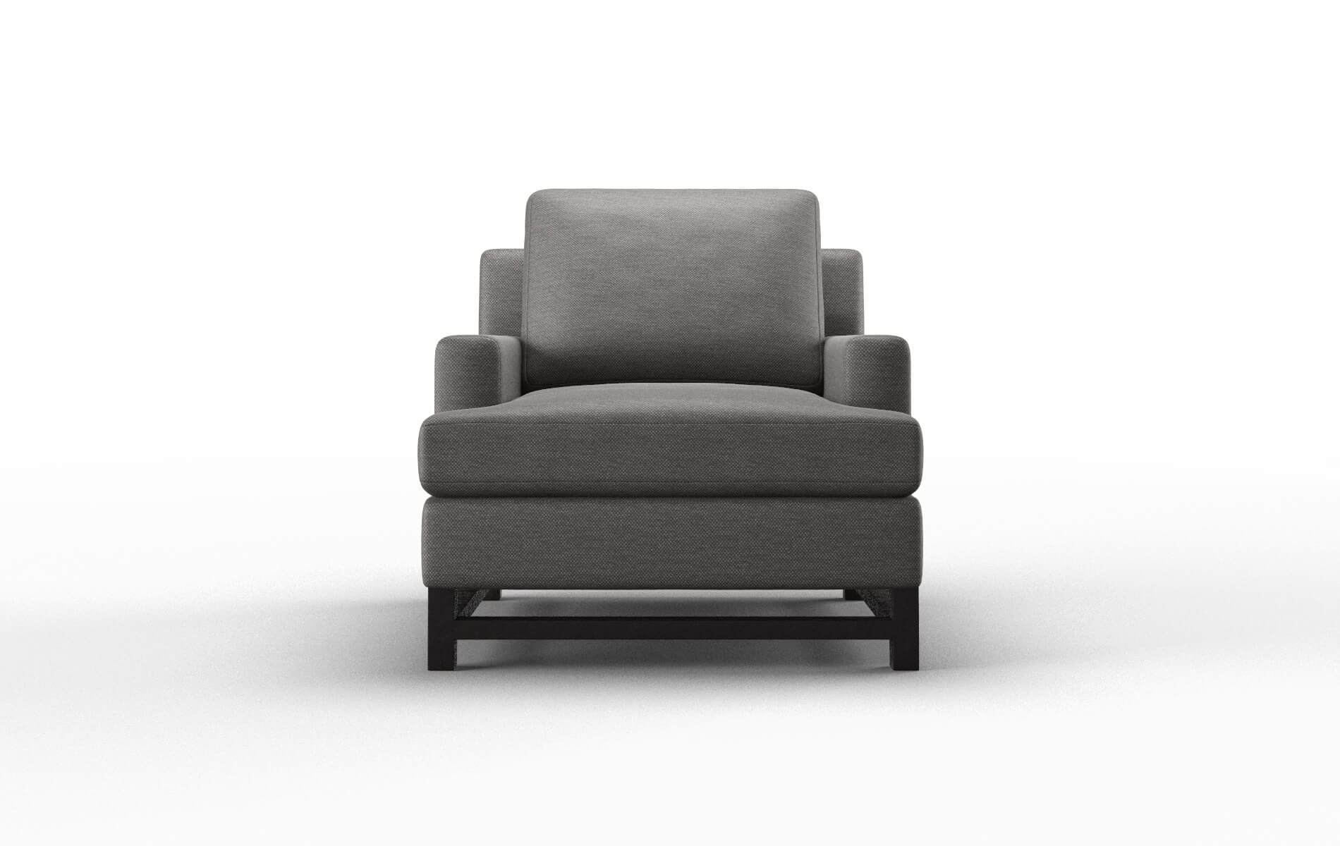 Houston Oscar Charcoal Chair espresso legs 1