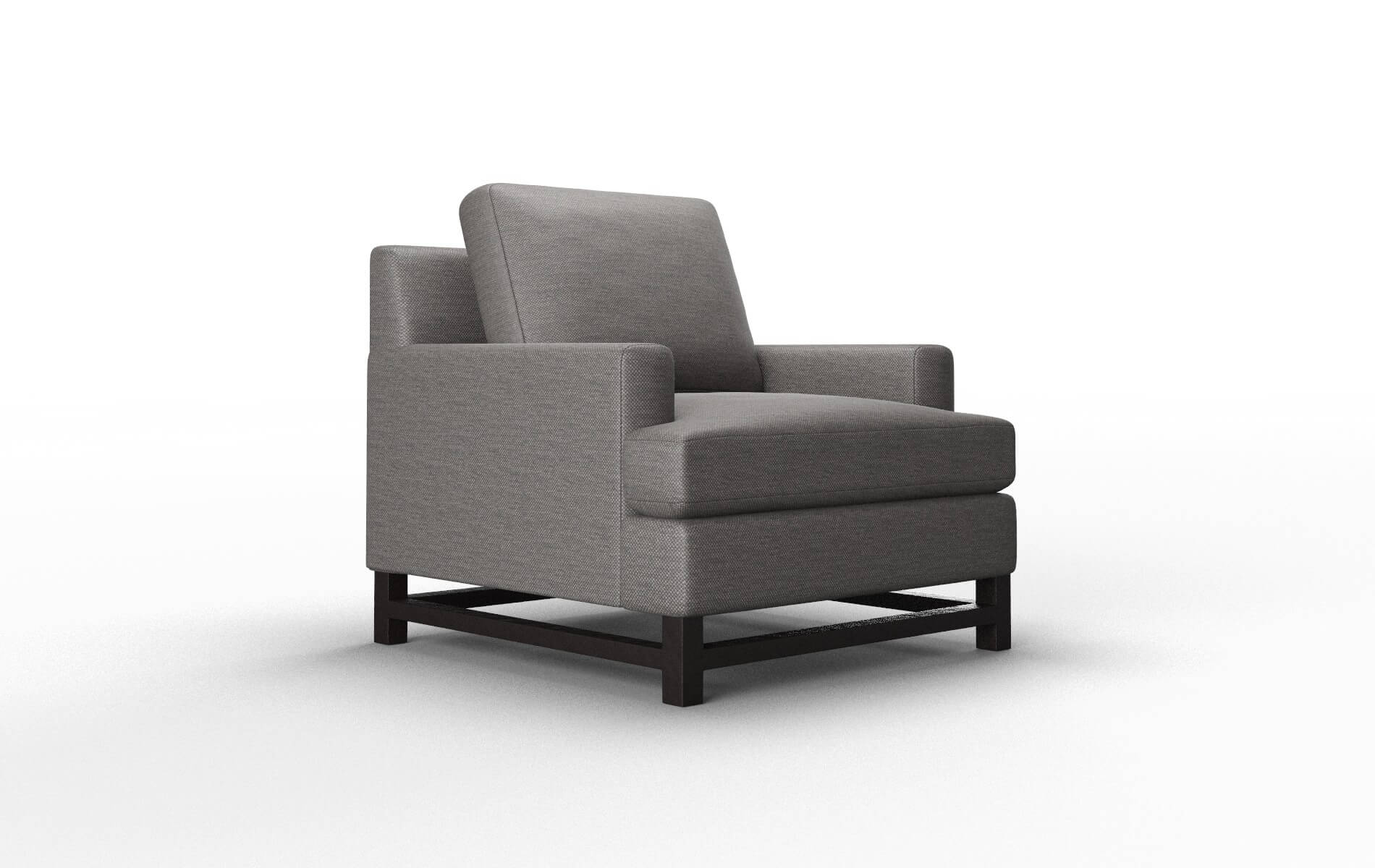 Houston Oscar Charcoal Chair espresso legs 2