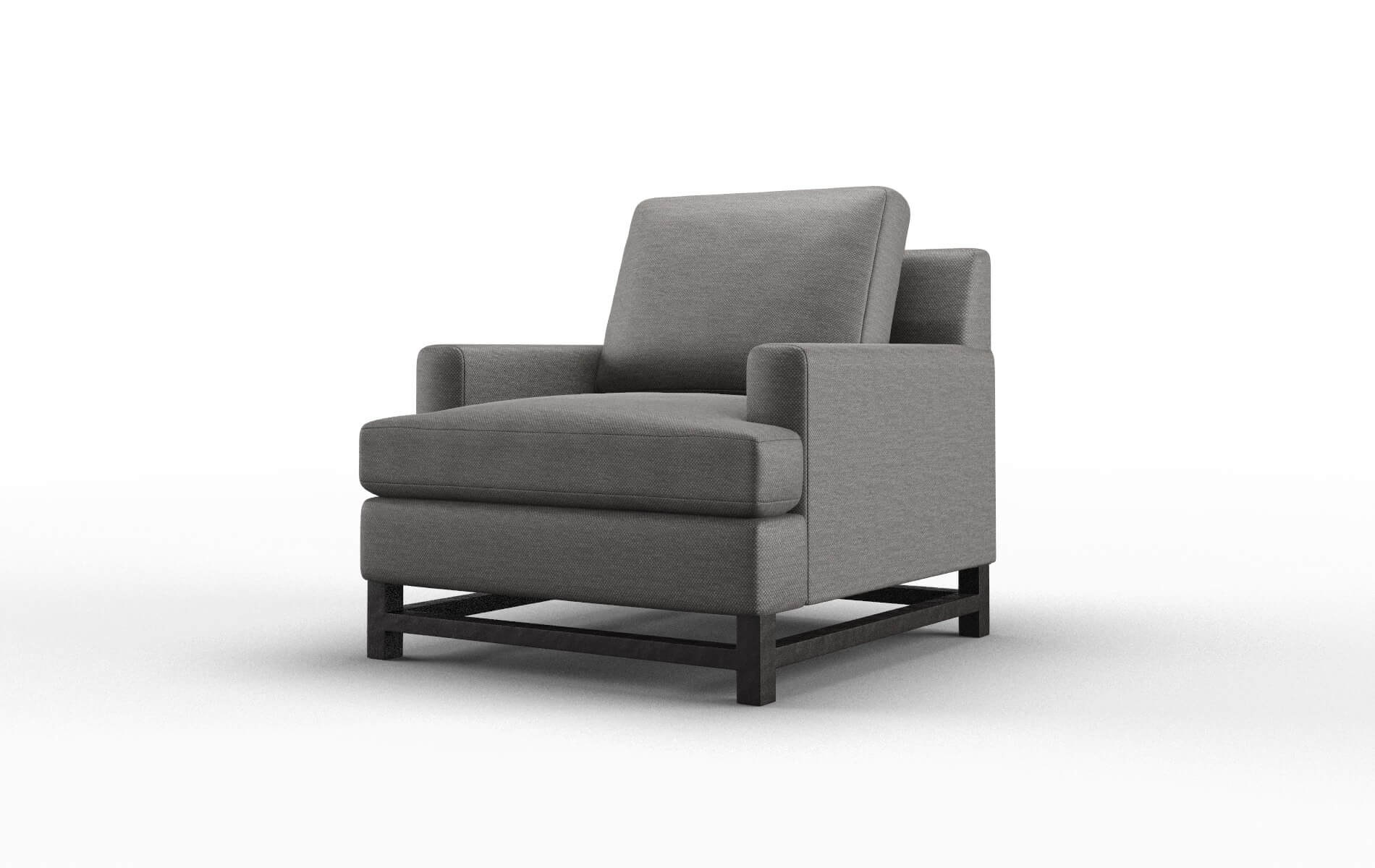 Houston Oscar Charcoal Chair espresso legs 4