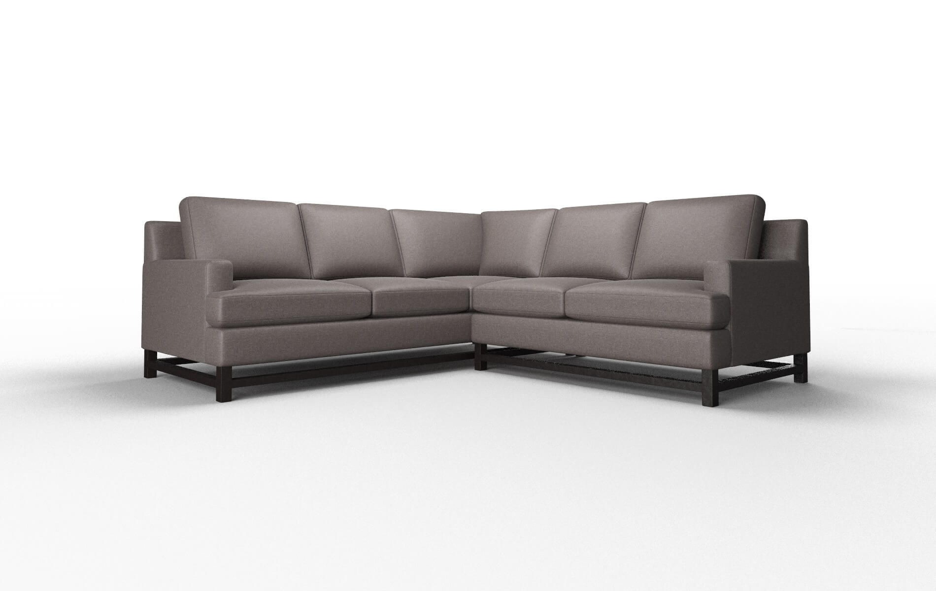 Houston Oscar chocolate Sectional Espresso Legs  1