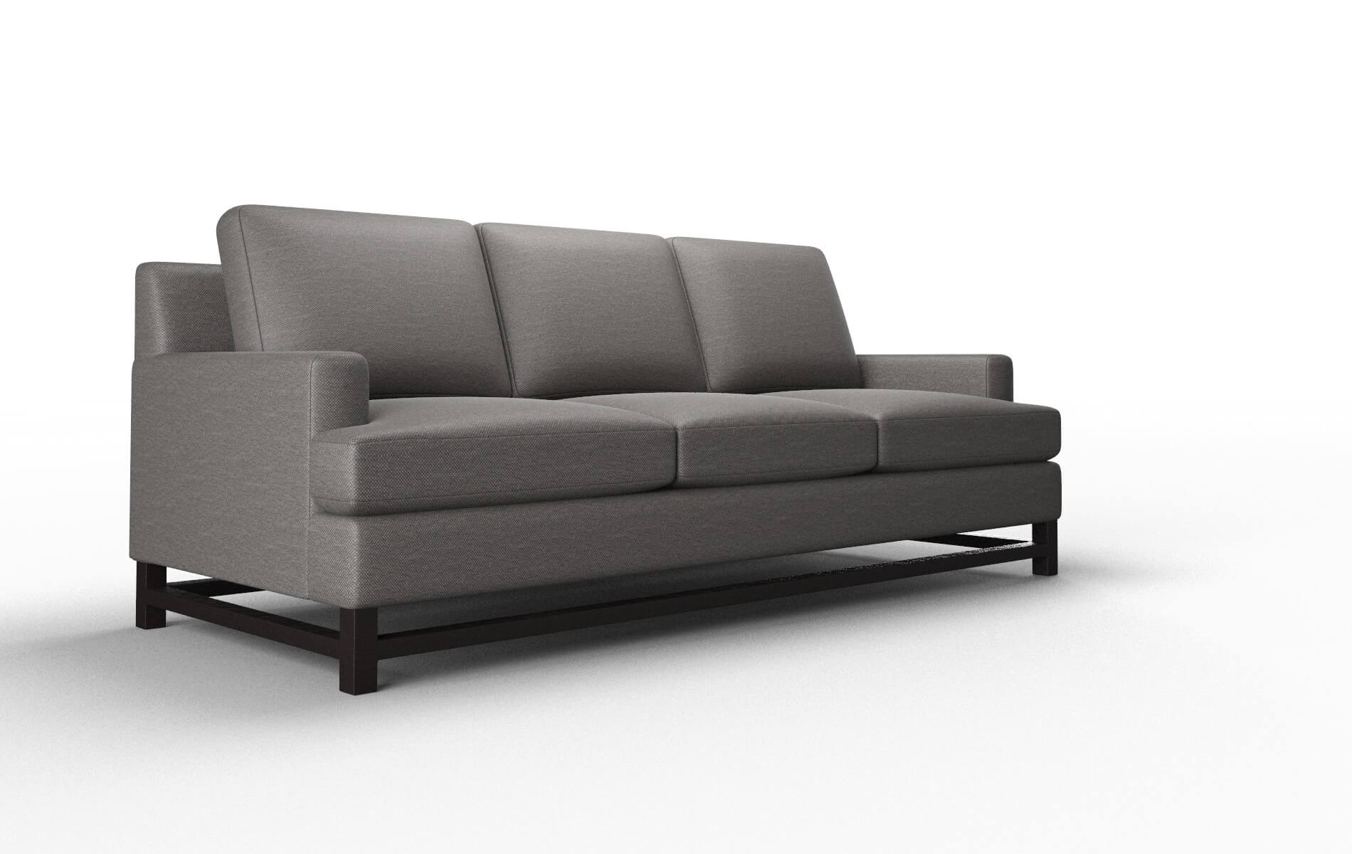 Houston Oscar Grey Sofa espresso legs 2