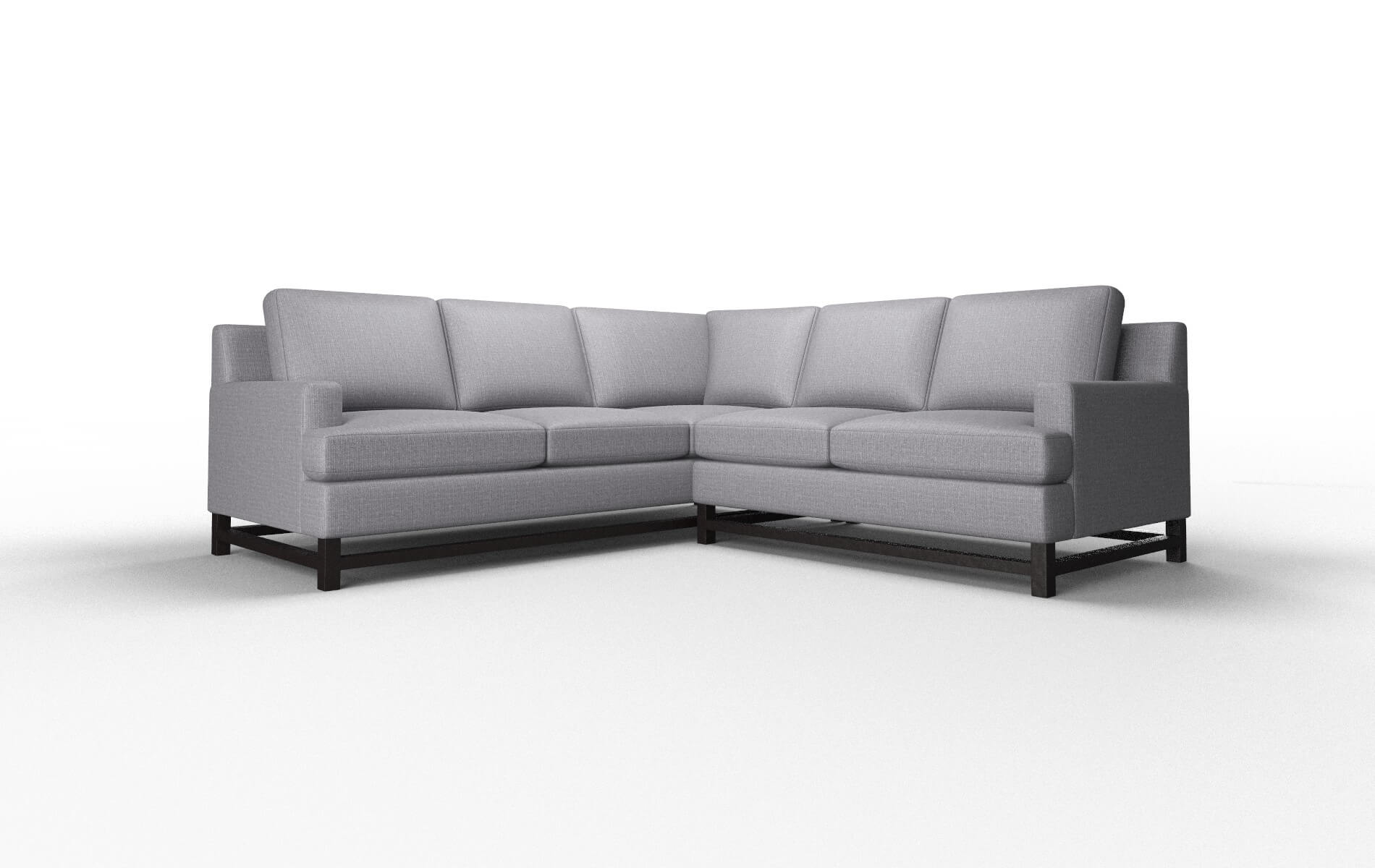 Houston Parker Ash Sectional espresso legs 1