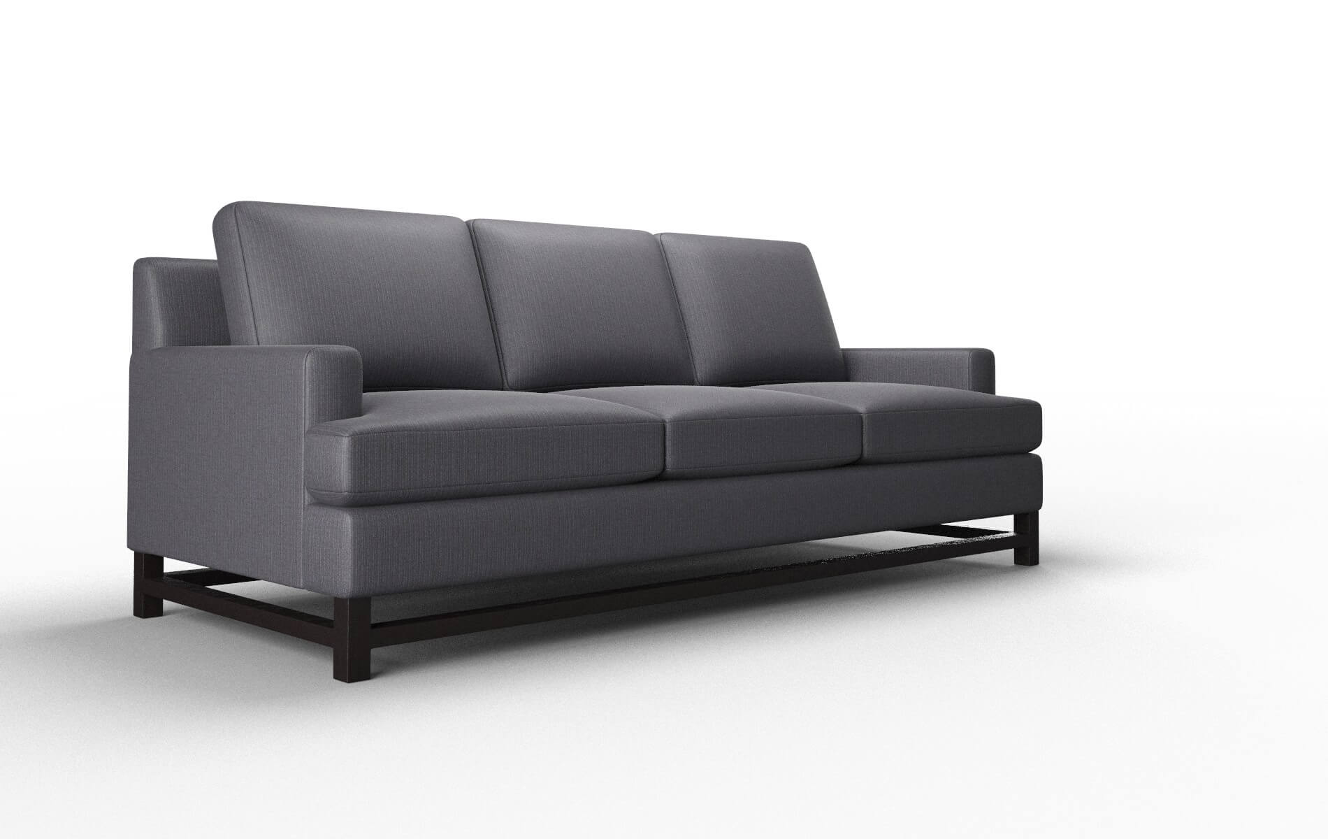 Houston Parker Charcoal Sofa espresso legs 2
