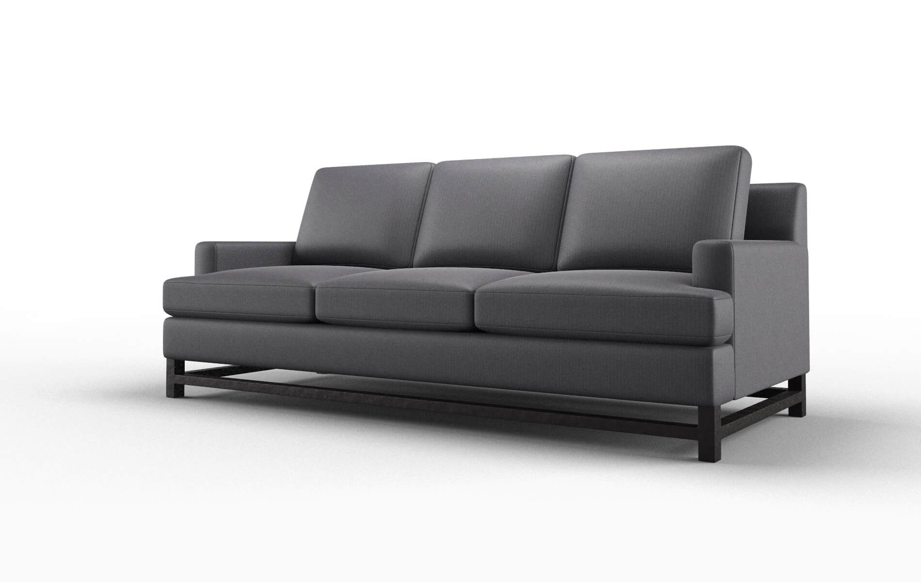 Houston Parker Charcoal Sofa espresso legs 4