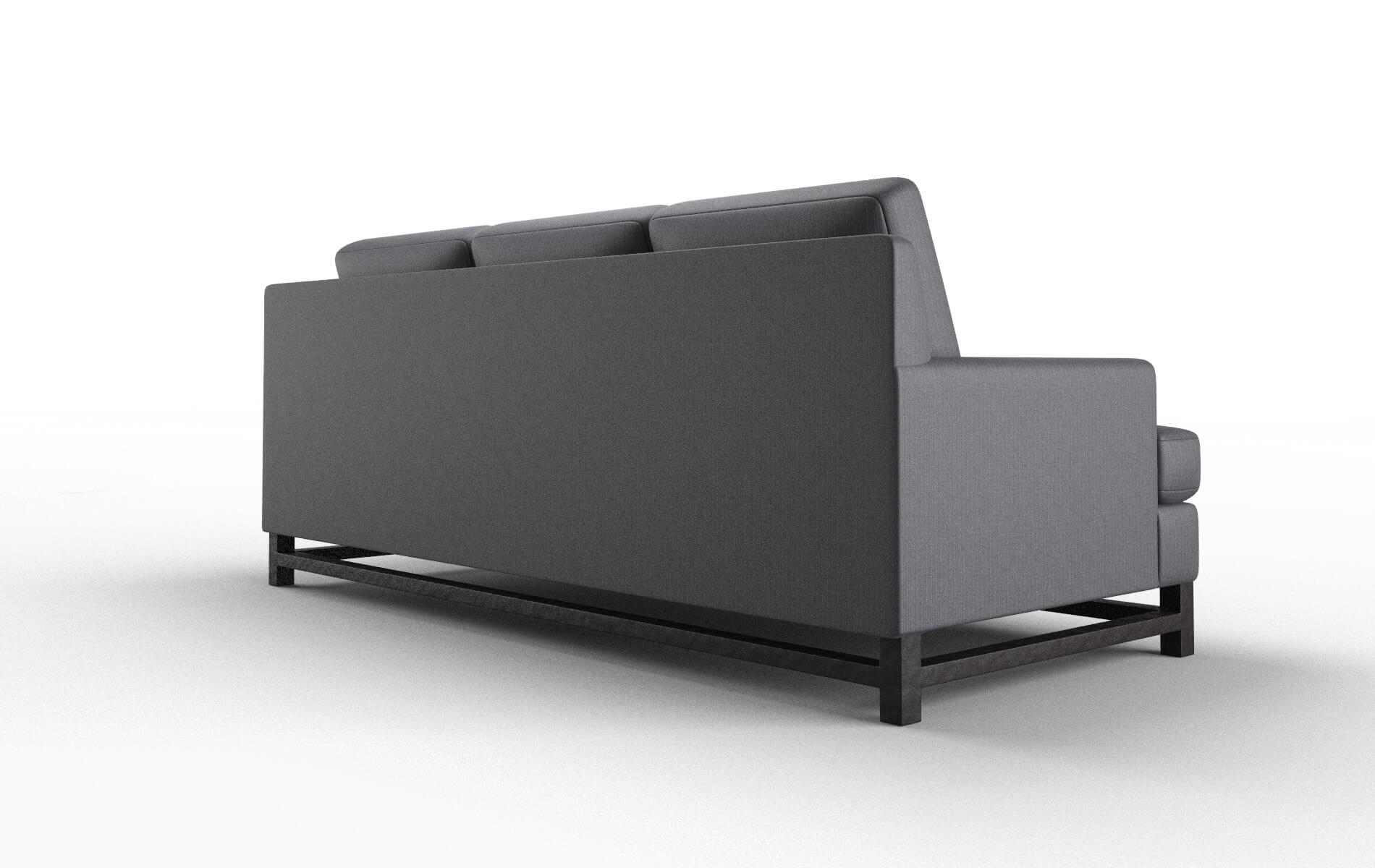 Houston Parker Charcoal Sofa espresso legs 5