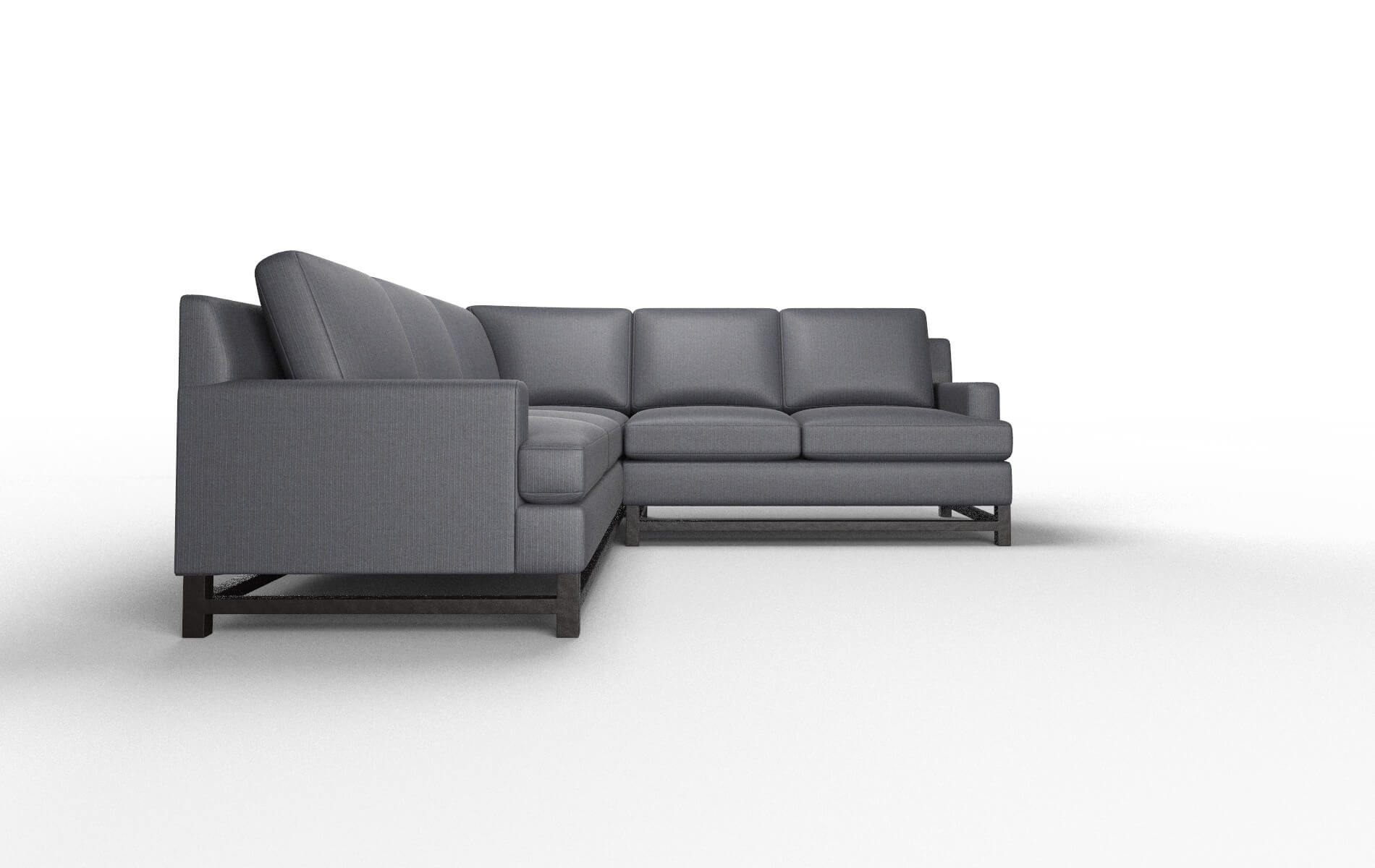 Houston Parker Midnight Sectional espresso legs 2