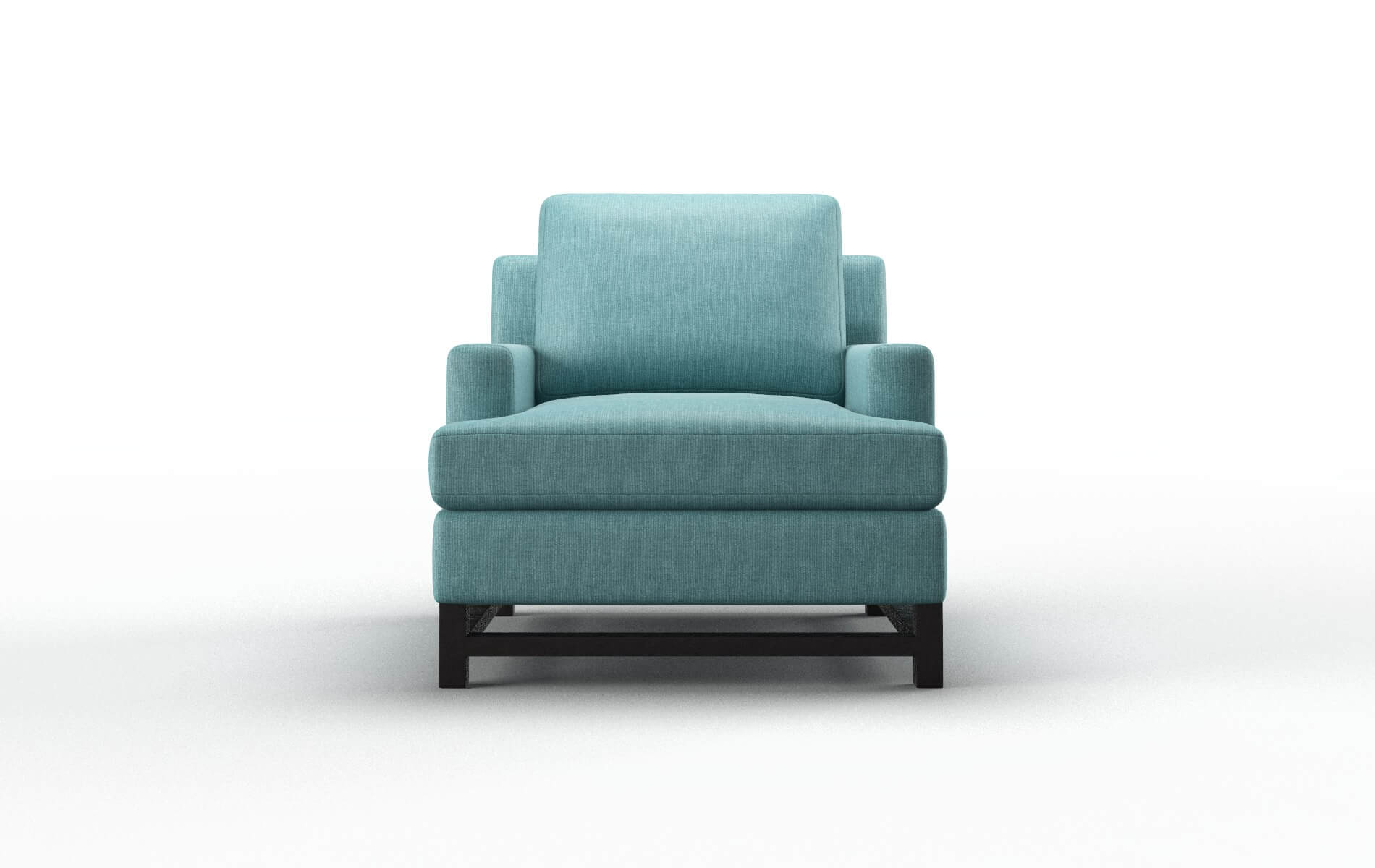 Houston Parker Turquoise Chair espresso legs 1