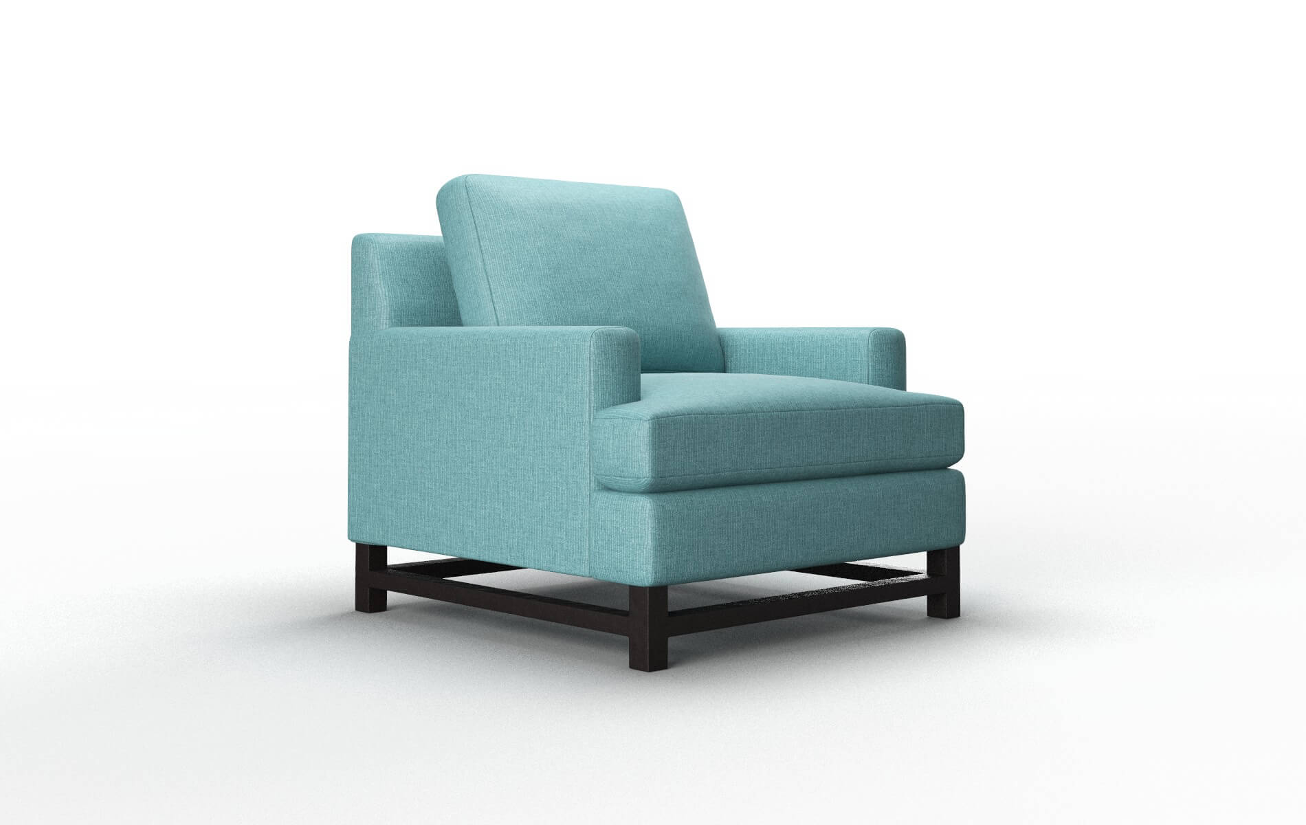 Houston Parker Turquoise Chair espresso legs 2