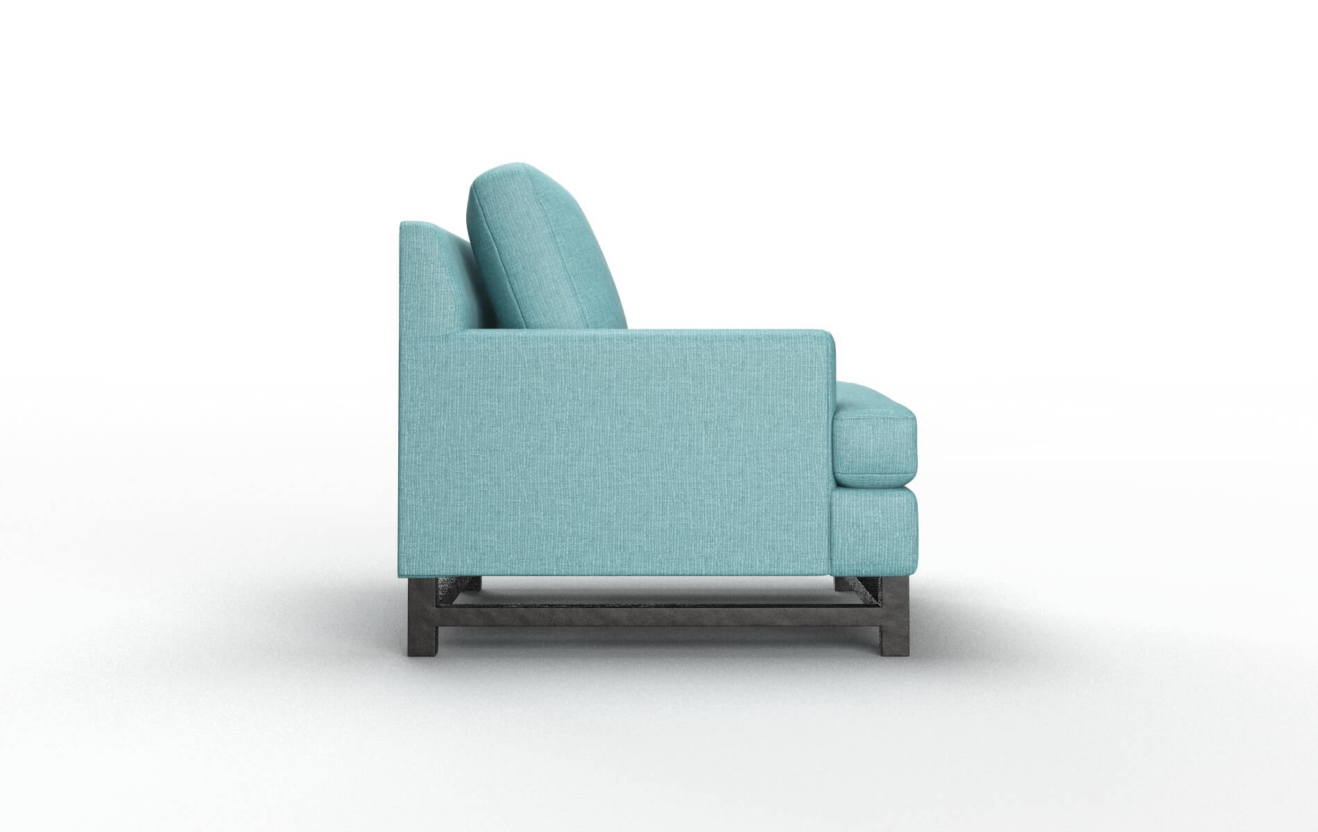 Houston Parker Turquoise Chair espresso legs 3