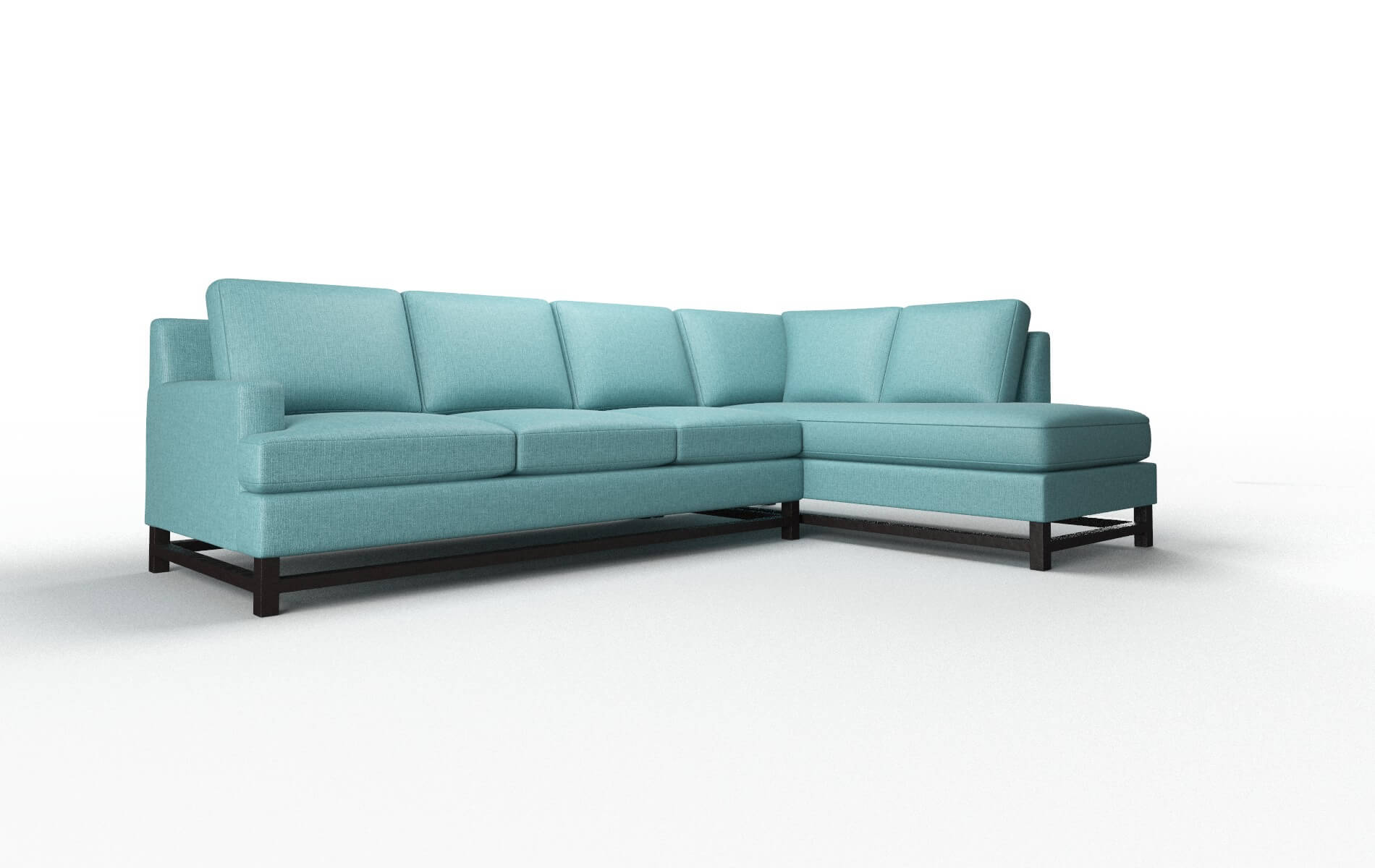 Houston Parker Turquoise Panel espresso legs 2