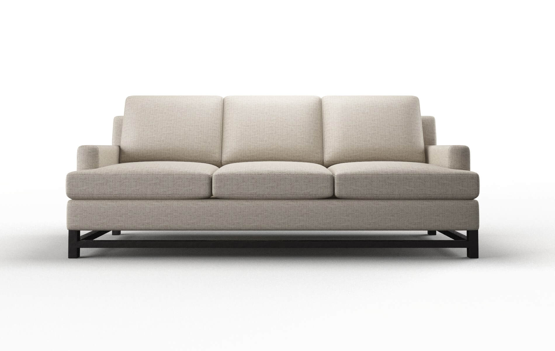 Houston Parker Wheat Sofa espresso legs 1