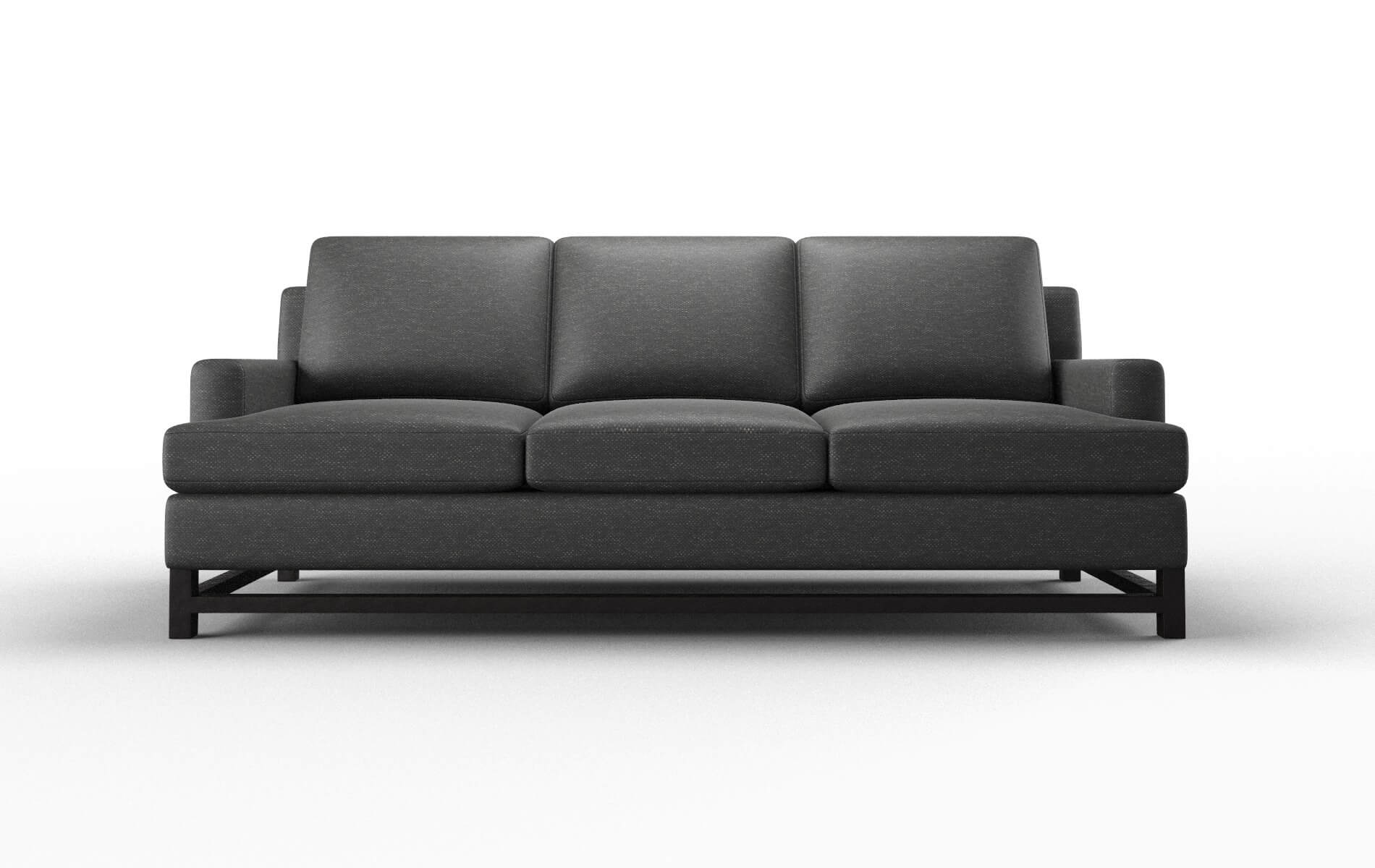 Houston Phoenix Charcoal Sofa espresso legs 1